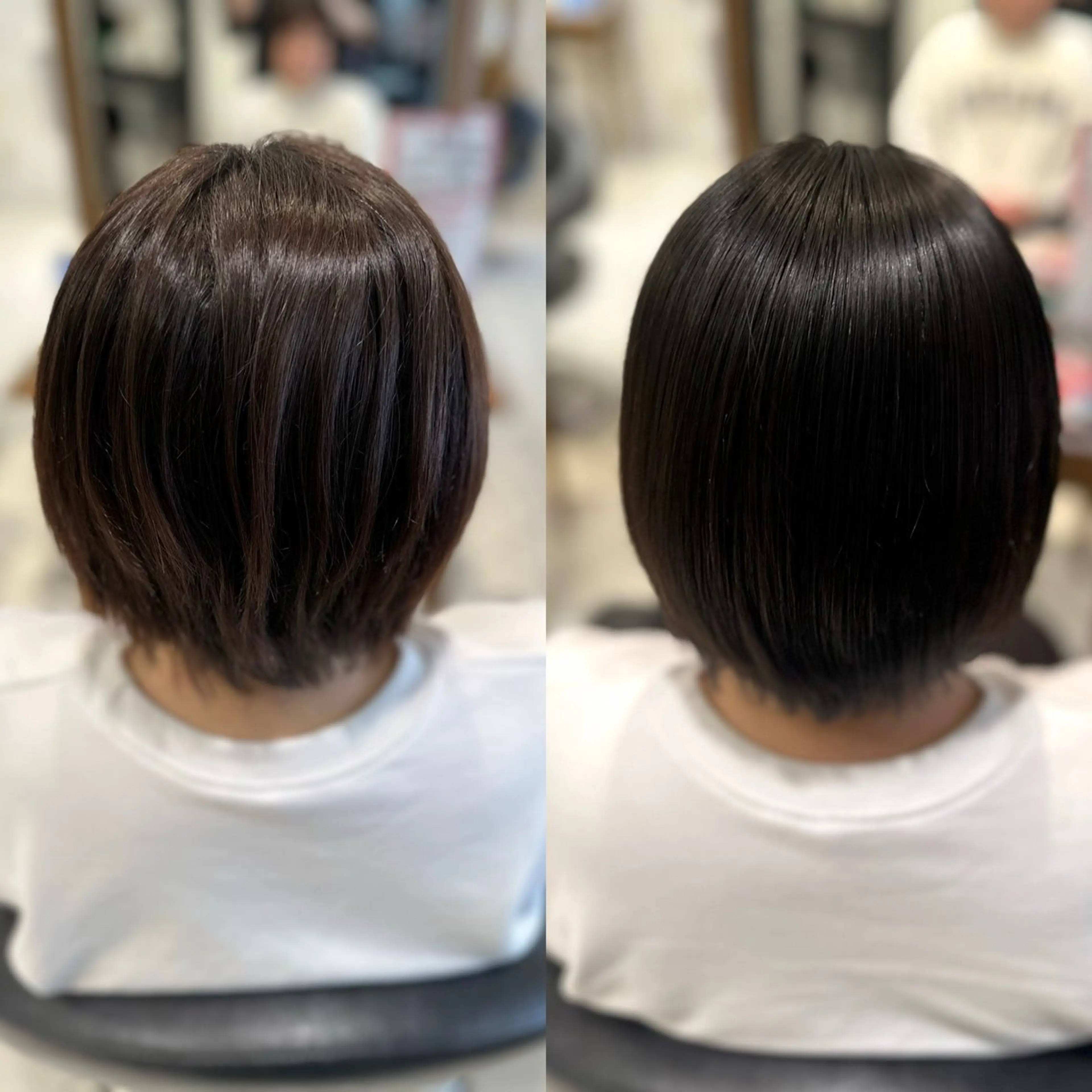 ショート ボブ 縮毛矯正 縮毛矯正 ✨美髪矯正の専門家✨ 髪質改善　松村のヘアスタイル