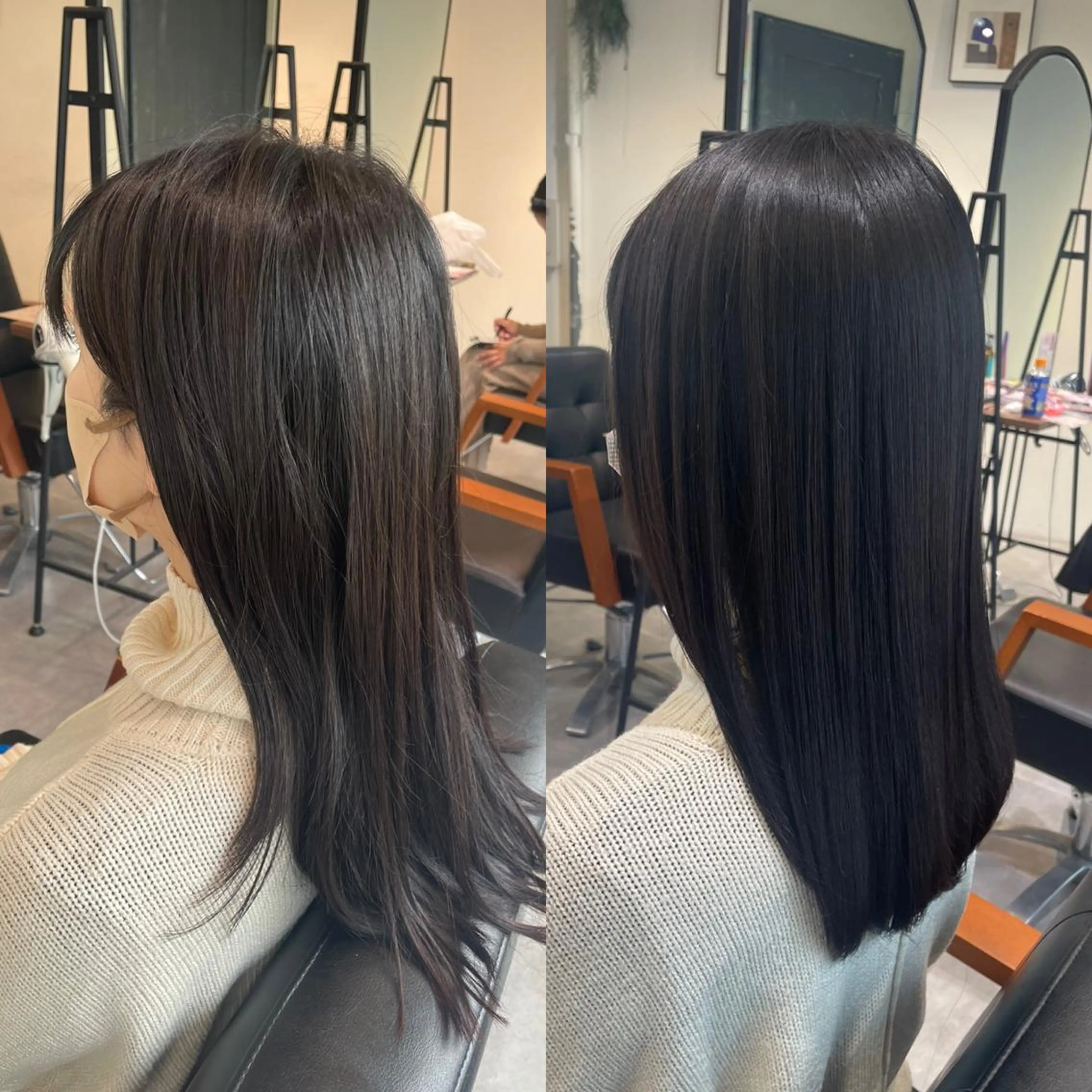 セミロング カラー FORTE表参道所属・🥀武藤 后花🥀のヘアスタイル