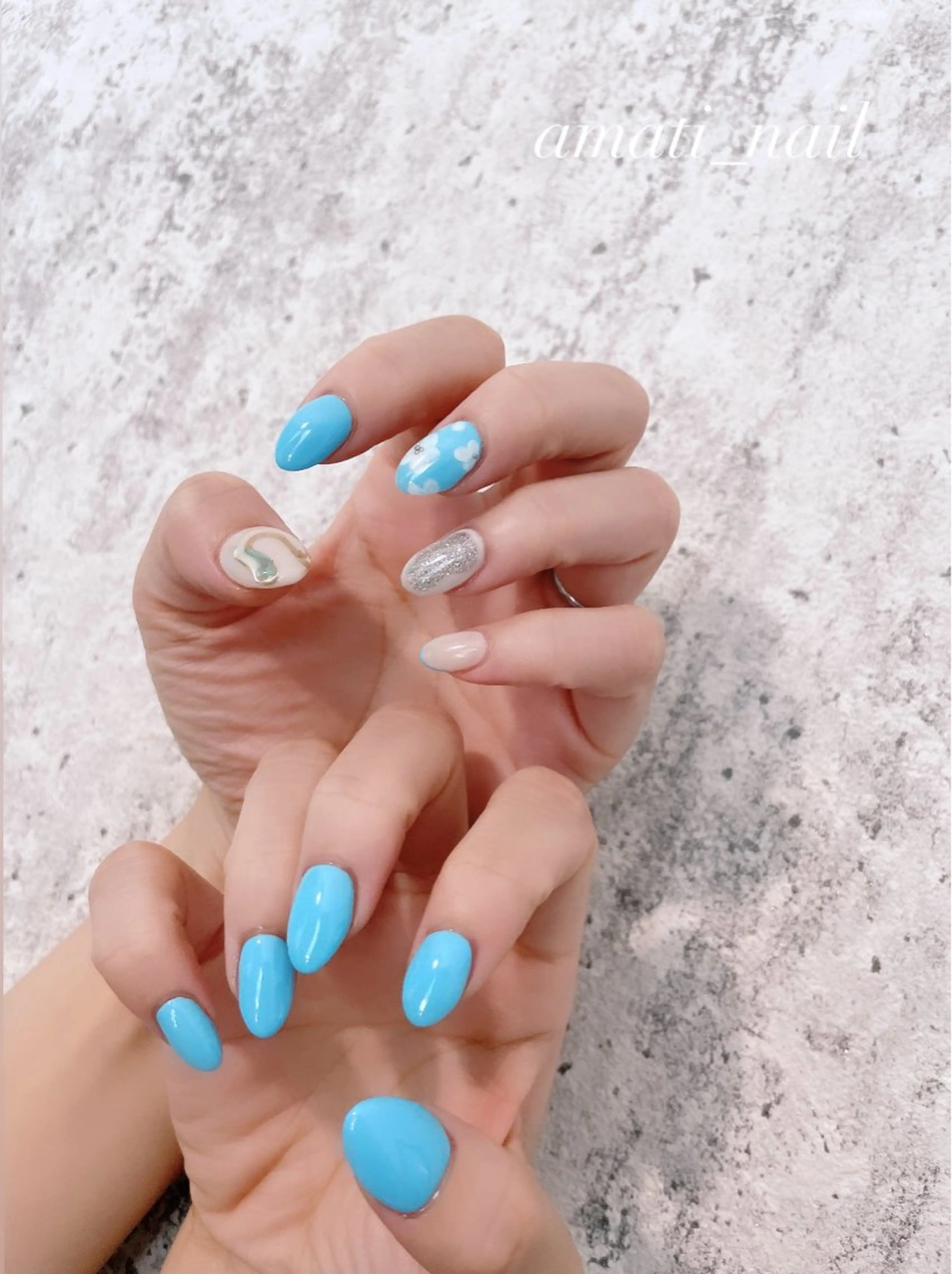ネイル アートネイル フットネイル ジェルネイル マグネットネイル ミラーネイル ハンドネイル amati_nail TAKAKOのネイルデザイン