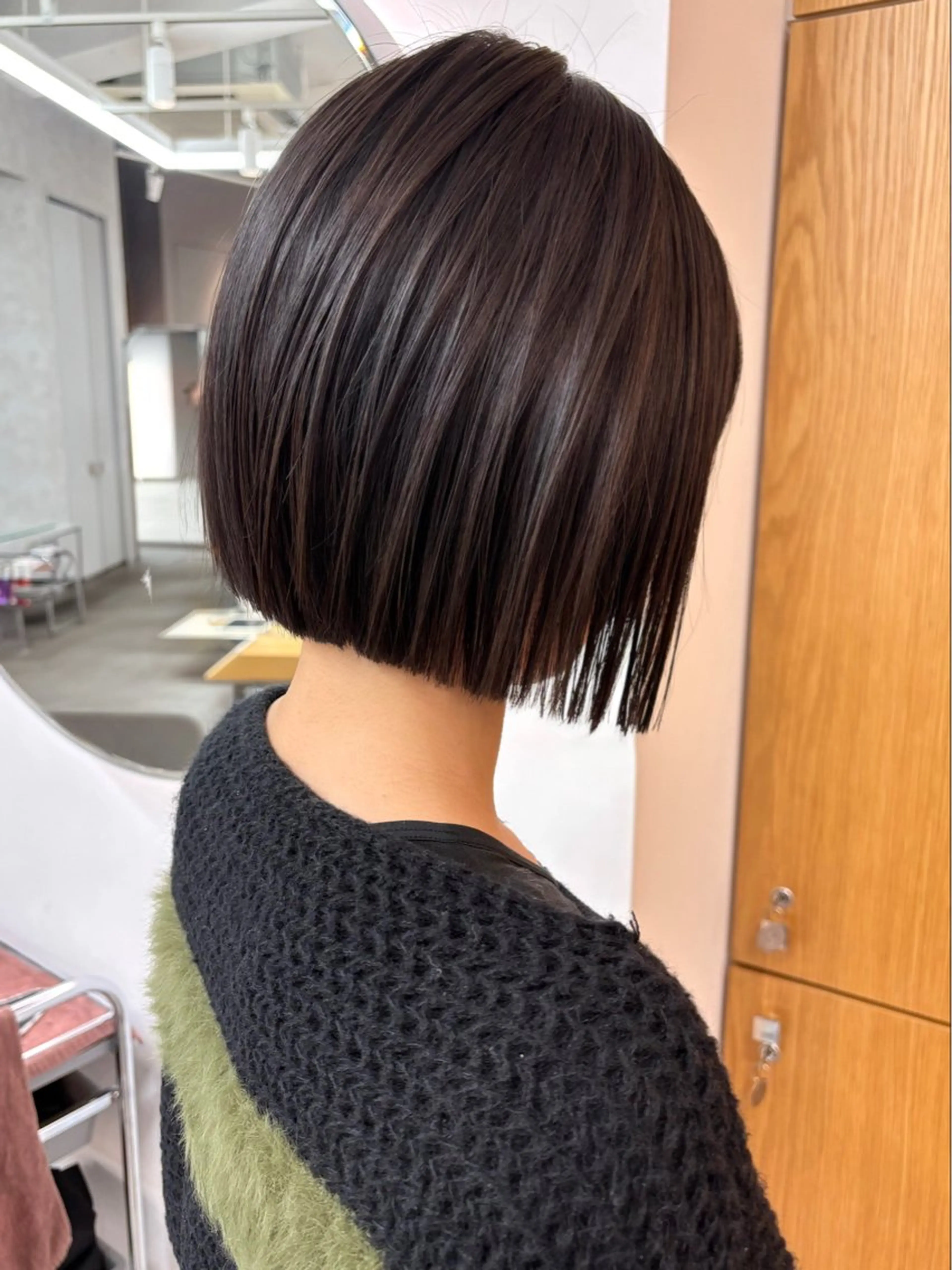 ショート カット ヘアカラー トリートメント ボブ/透明感カラー/ 似合わせ🌿高田知那のヘアスタイル