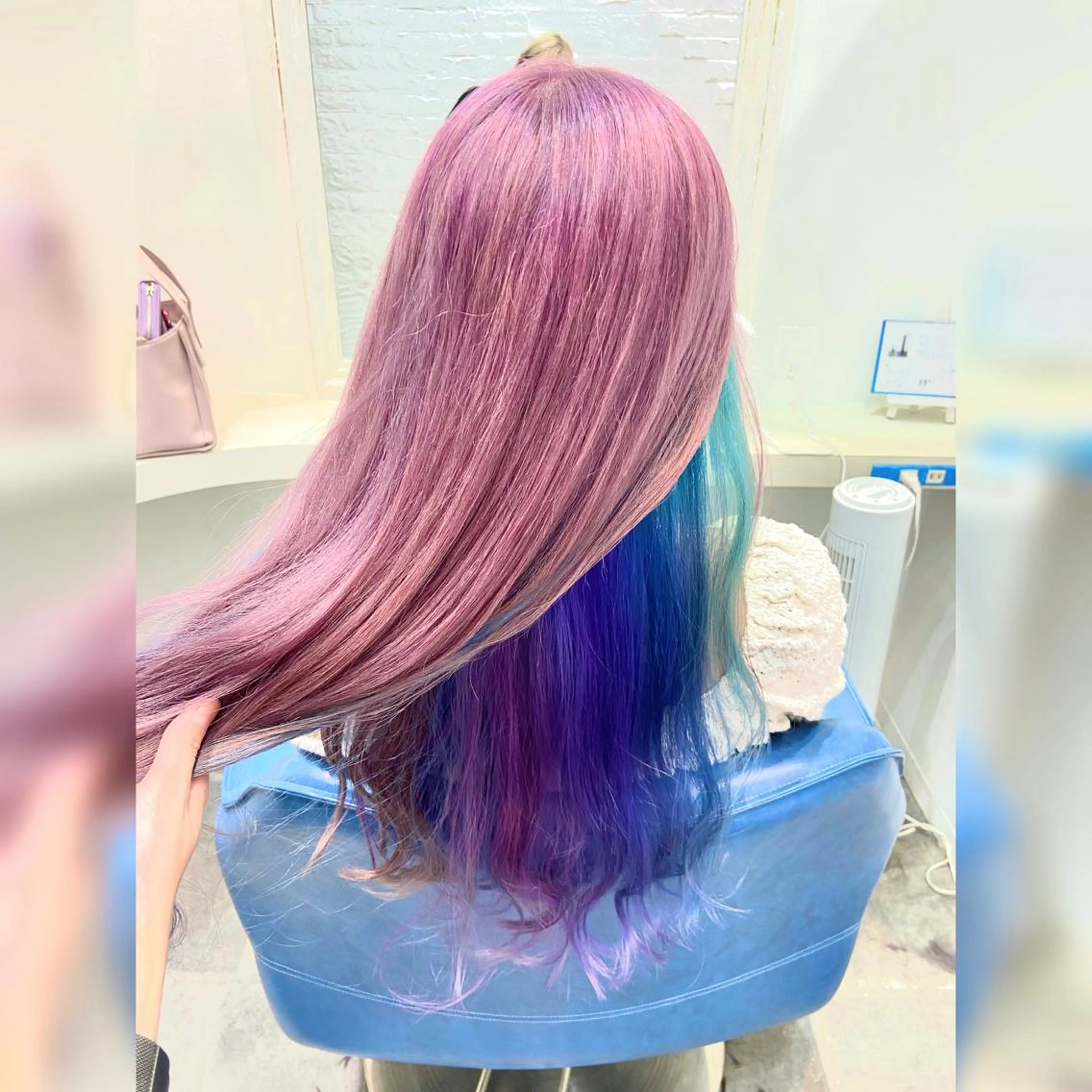 ロング カラー ヘアカラー ♥️ルフ🐒 ミレイ♥️のヘアスタイル