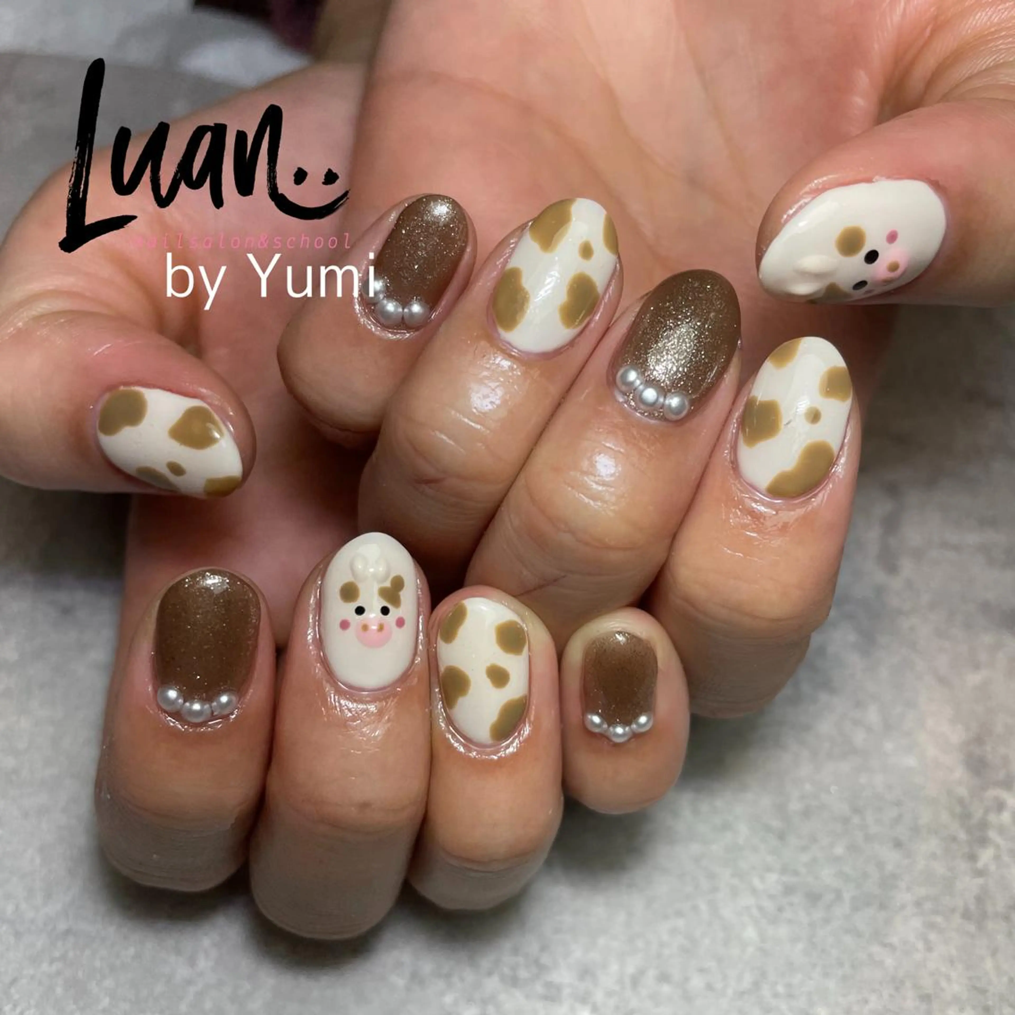 ネイル nailsalon＆school  Luan所属・Luan Mioのネイルデザイン