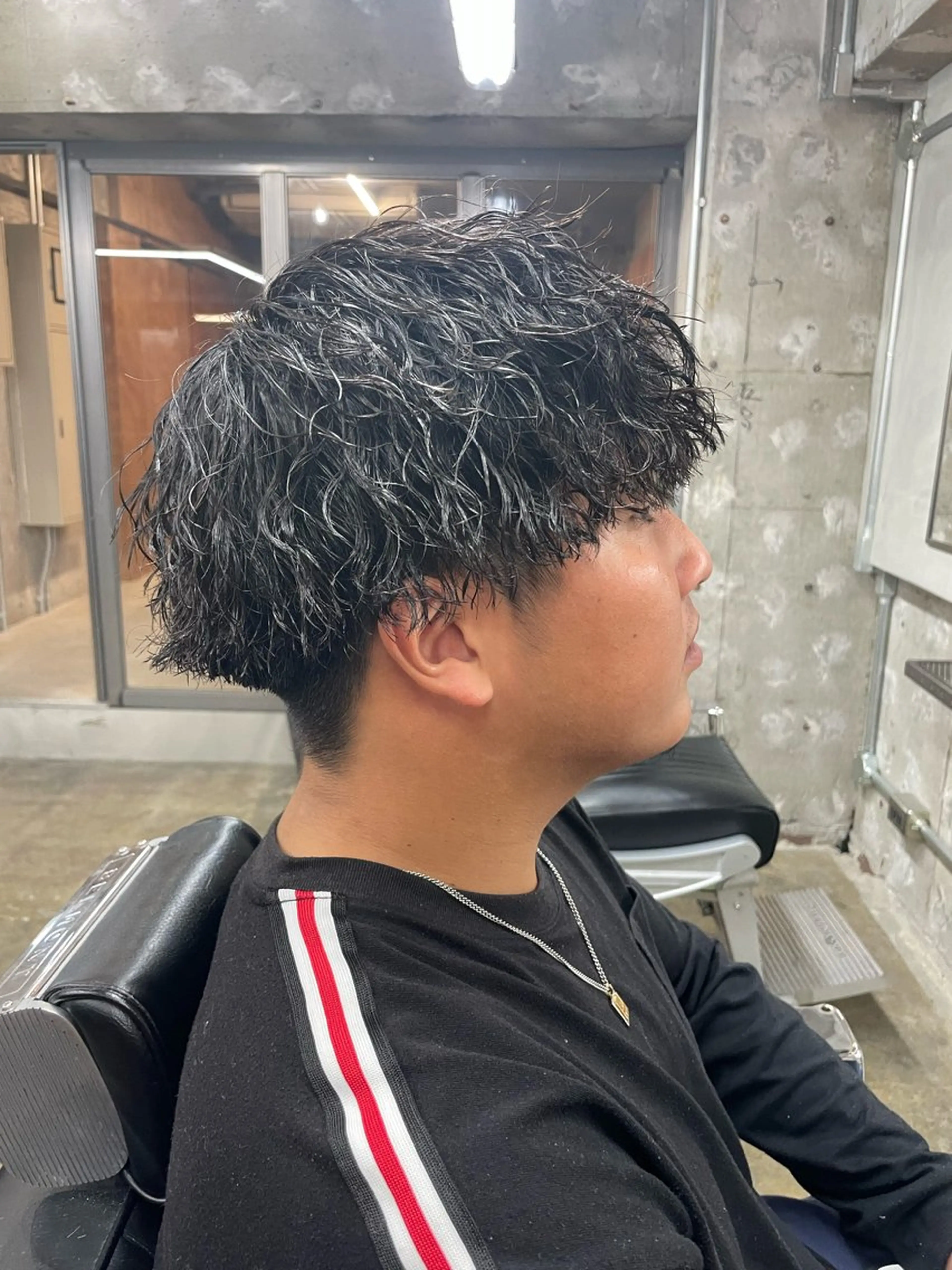 ショート パーマ メンズ カット パーマ トリートメント 亀井隆汰/メンズ専門 パーマ特化美容師のヘアスタイル