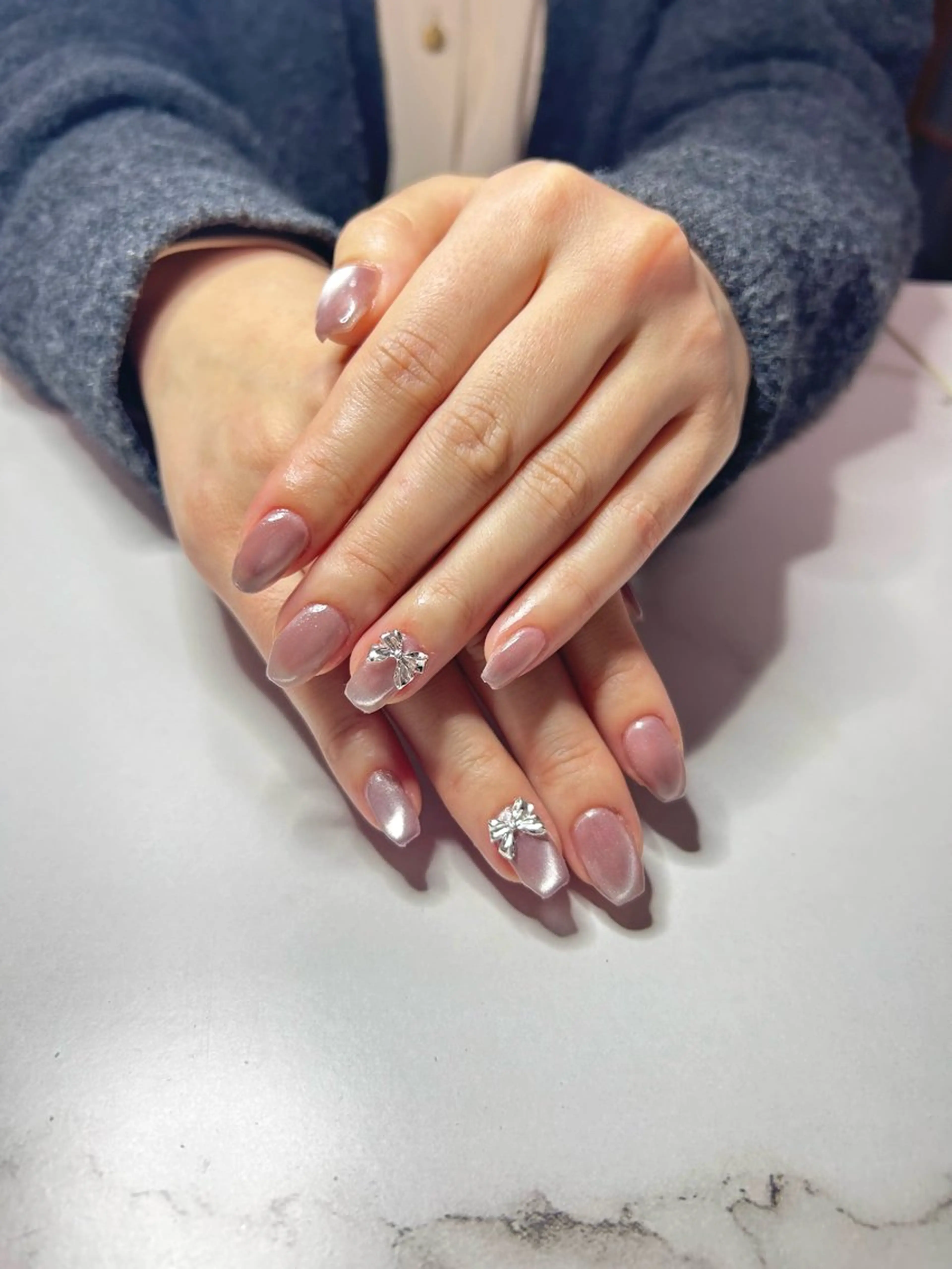 ネイル マグネットネイル ハンドネイル 【malunail】 まるねいるのネイルデザイン