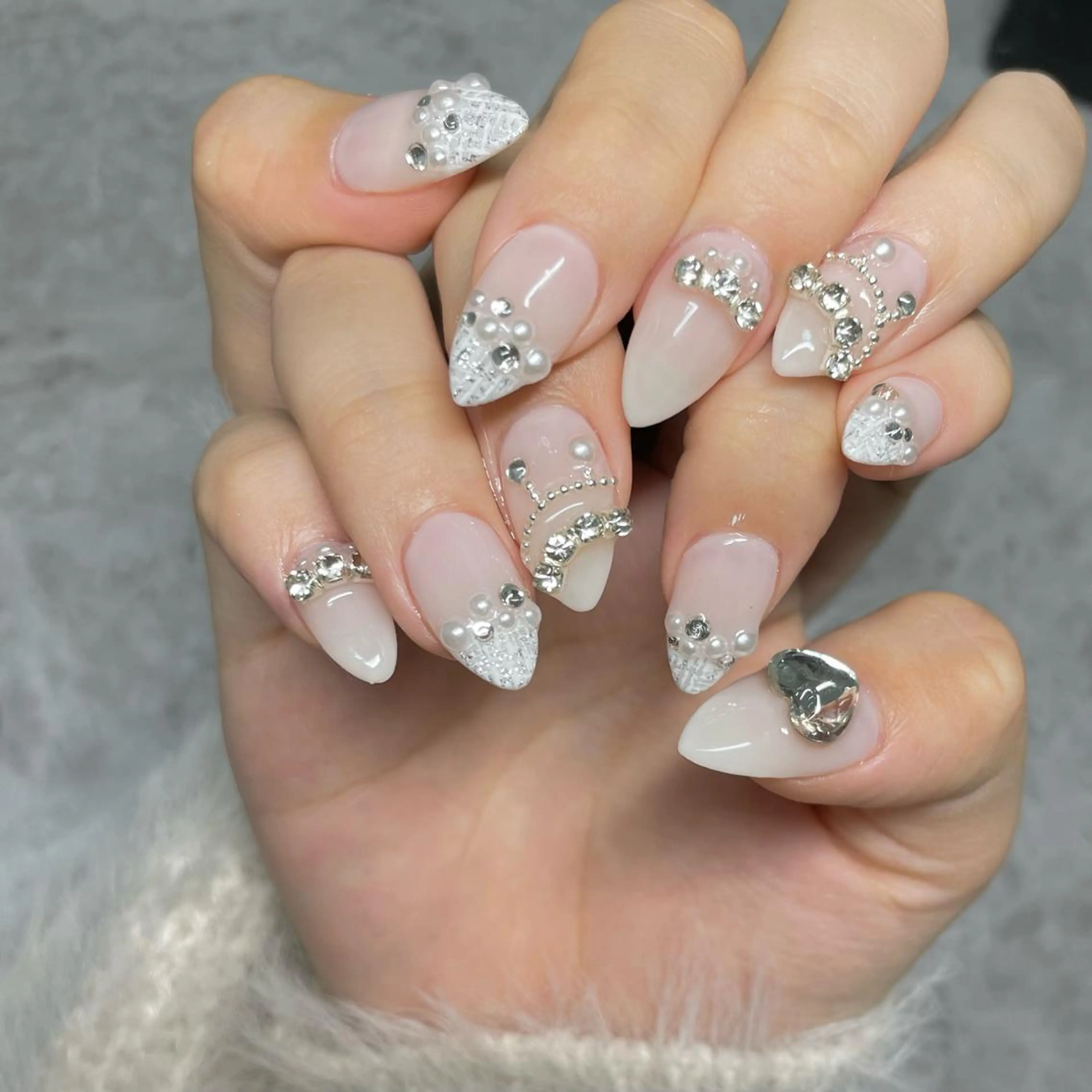 ネイル ジェルネイル ネイルチップ ツイードネイル ハンドネイル Statice所属・YUNA FUKUDAのネイルデザイン