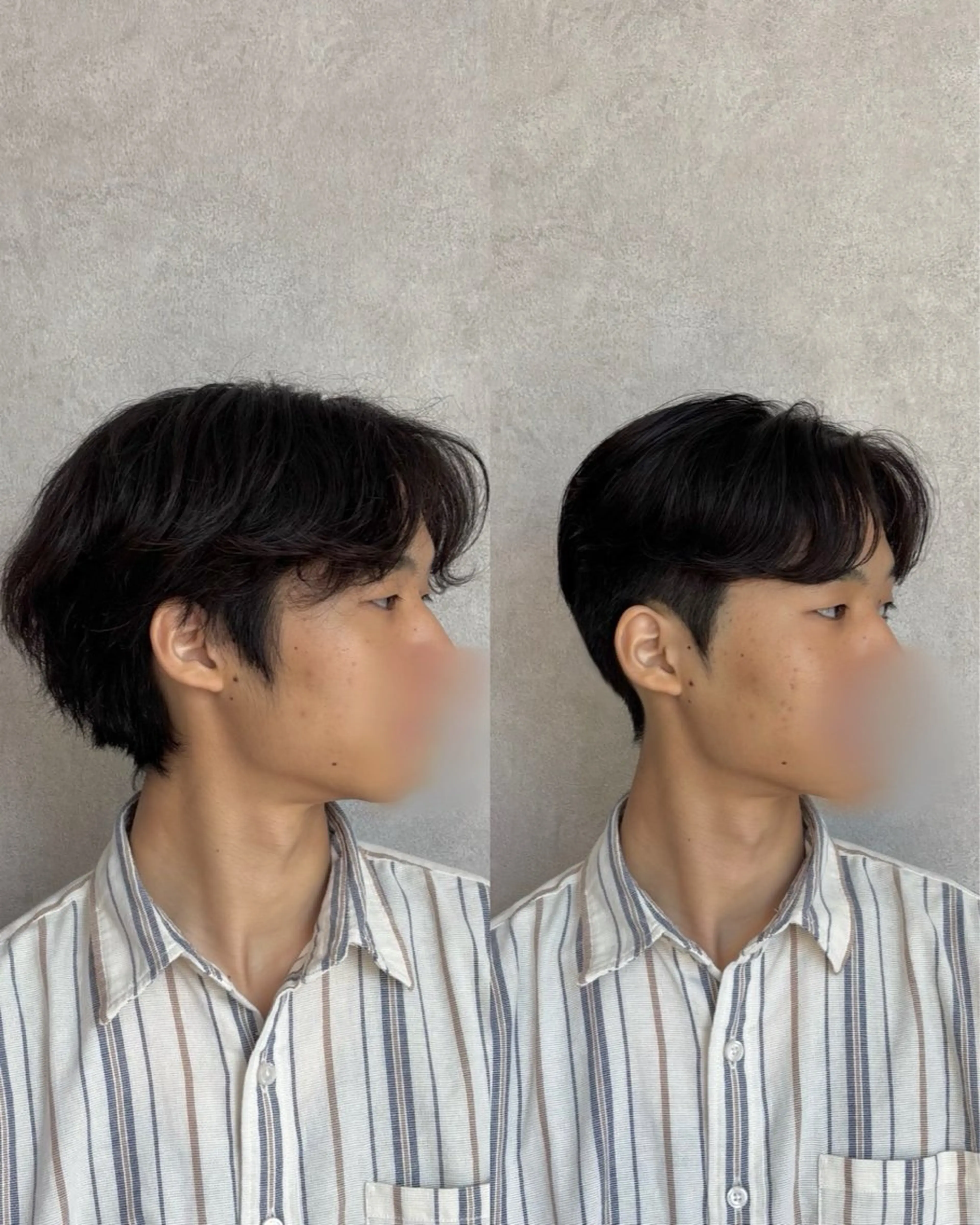 ショート パーマ メンズ カット トリートメント 韓国メンズヘア/ ダウンパーマ/歩夢のヘアスタイル