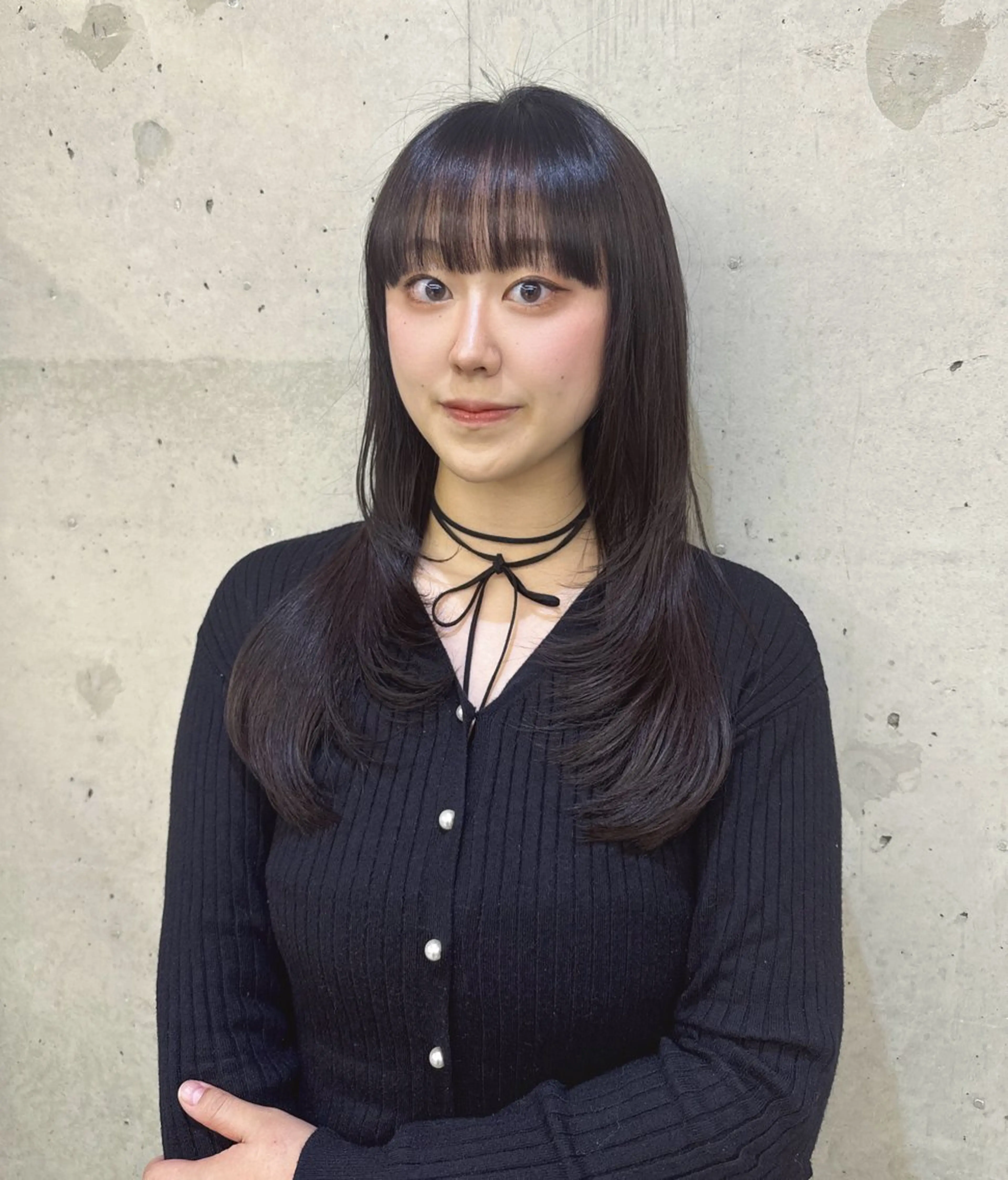 ロング カット ヘアカラー トリートメント Hinane ‪❤︎‬のヘアスタイル