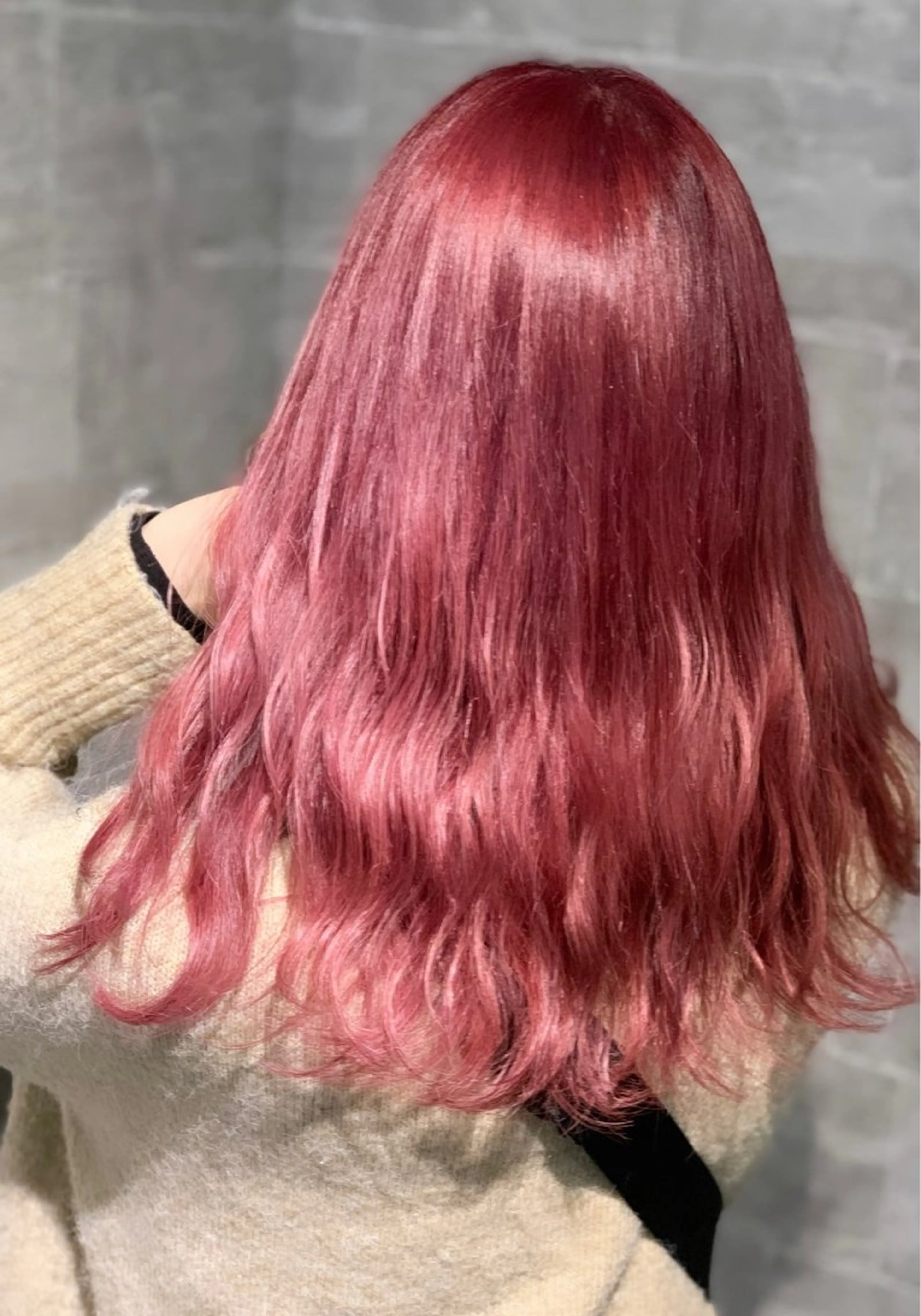 ロング ボブ 顔まわりレイヤー 顔周りカット ハイライト 韓国風ヘア ank classic hair【アンククラシックヘアー】所属・バレ、ハイライト モデル募集　齋藤祐哉のヘアスタイル