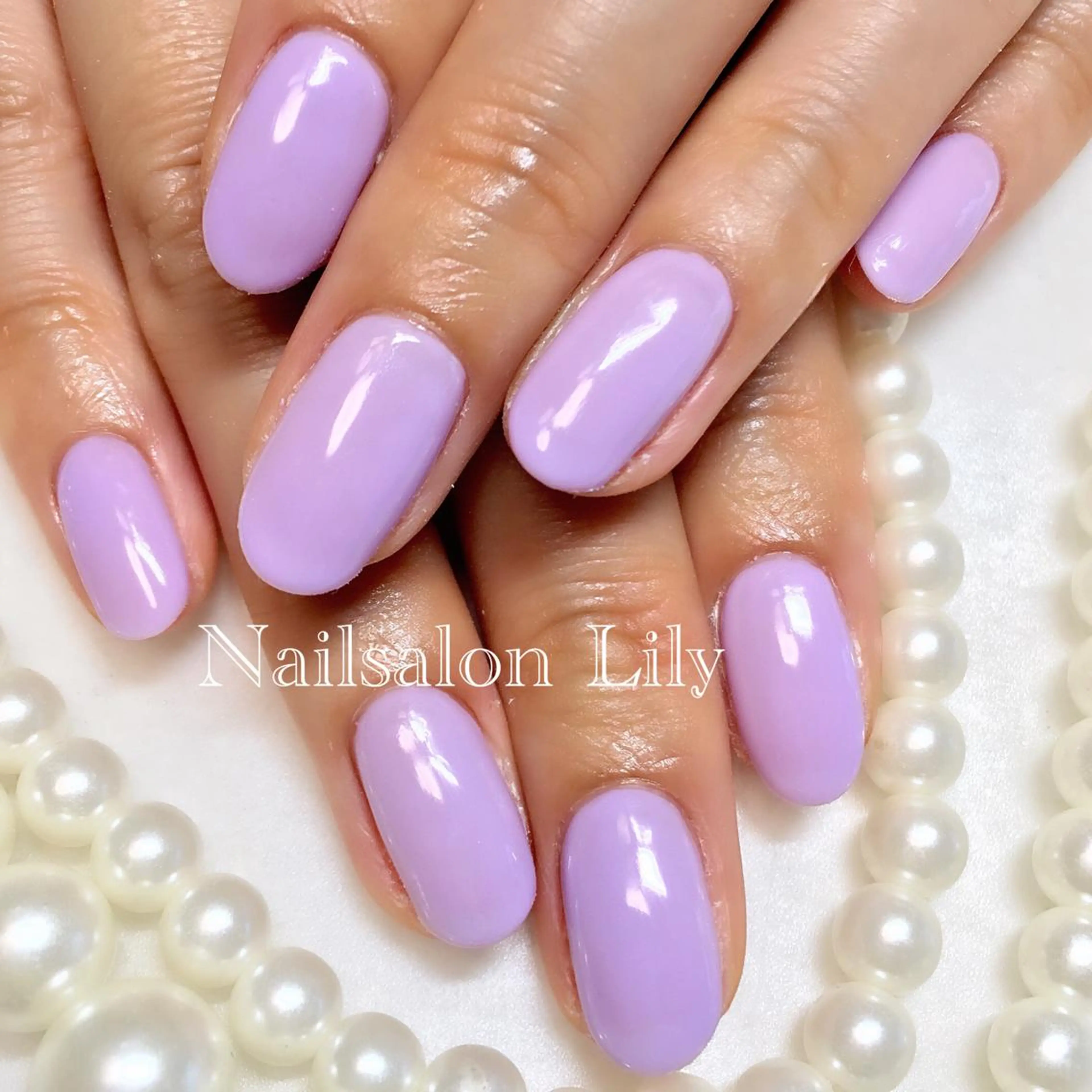 ネイル ワンカラーネイル Nailsalon Lilyのネイルデザイン