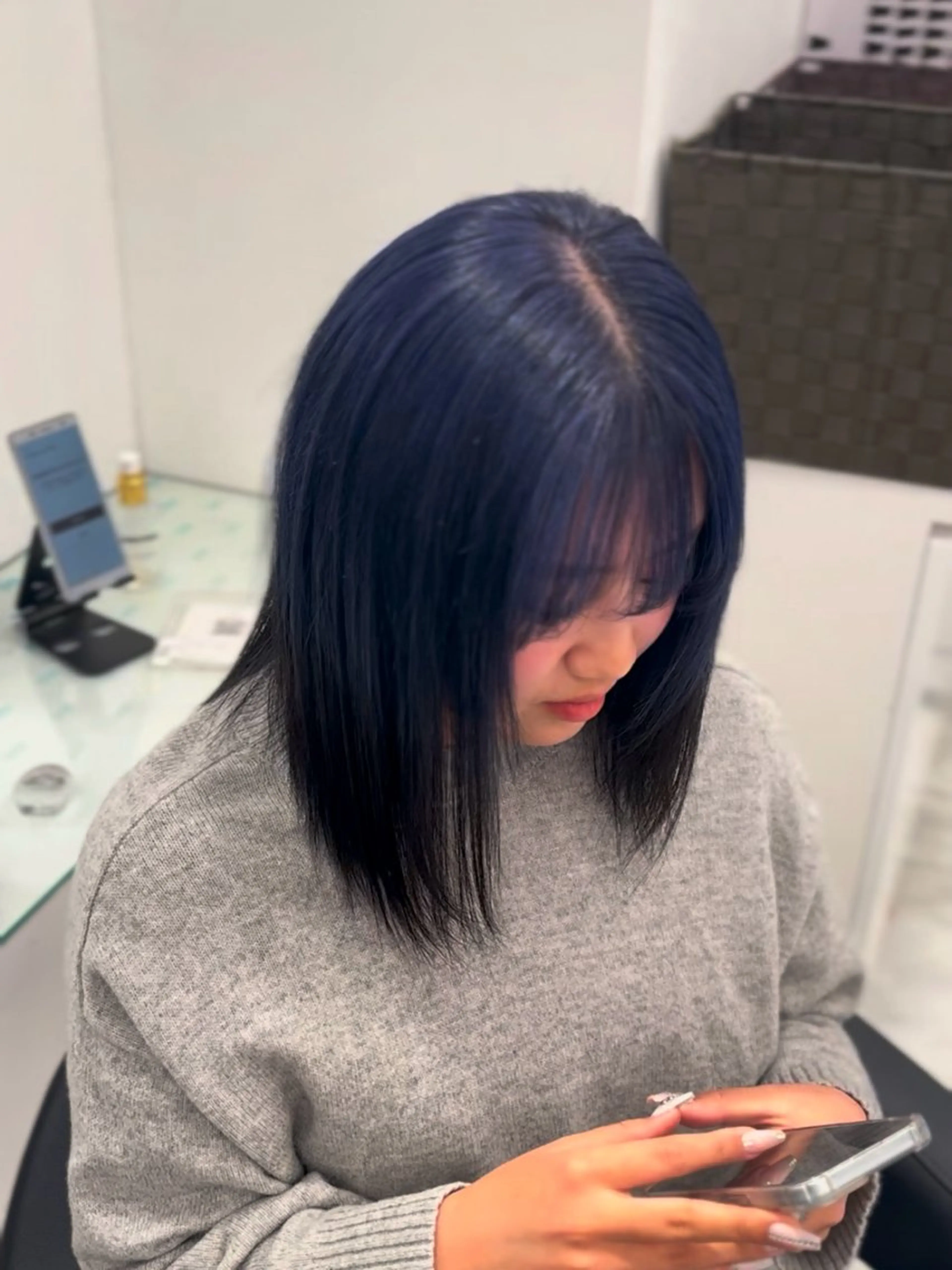 カラー ヘアカラー トリートメント 🥀ワンホン風暖色 カラーRISA🥀のヘアスタイル