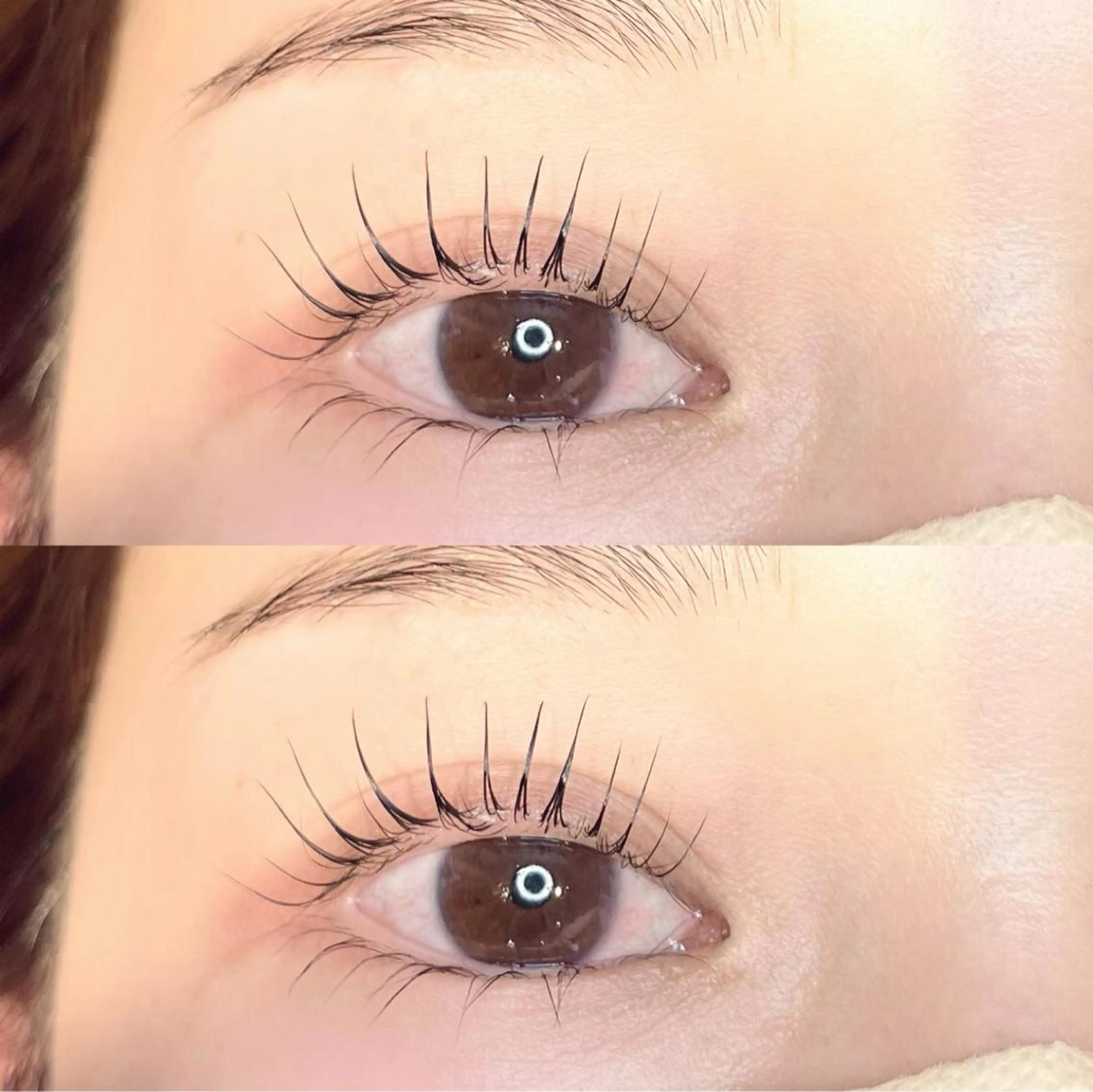 マツエク・マツパ 一重×まつ毛パーマ 堀内 優衣💗パリジェンヌのマツエク・マツパデザイン