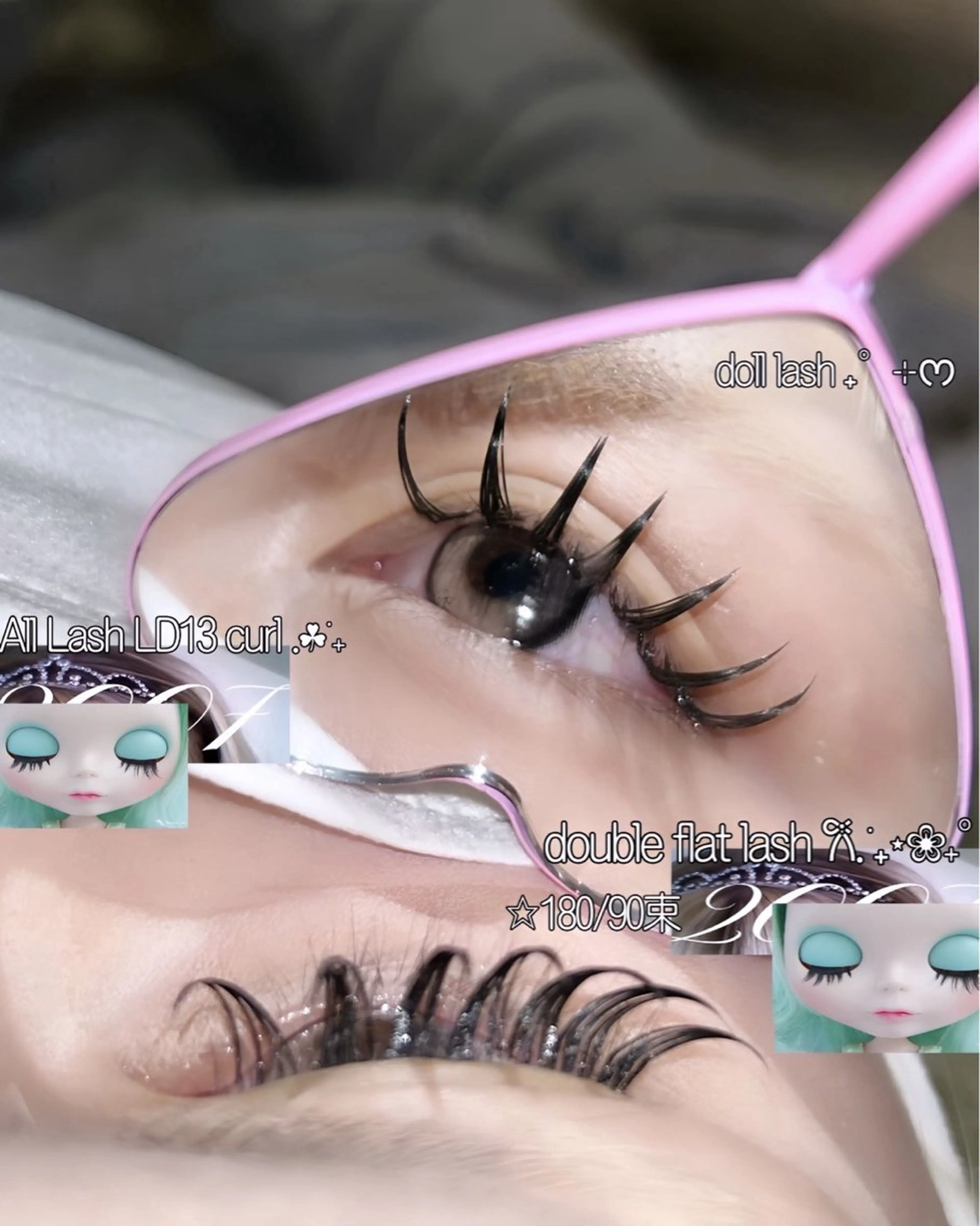 マツエク・マツパ フラットラッシュ Total Beauty Salon bT所属・☆eyelist _miu☆のマツエク・マツパデザイン