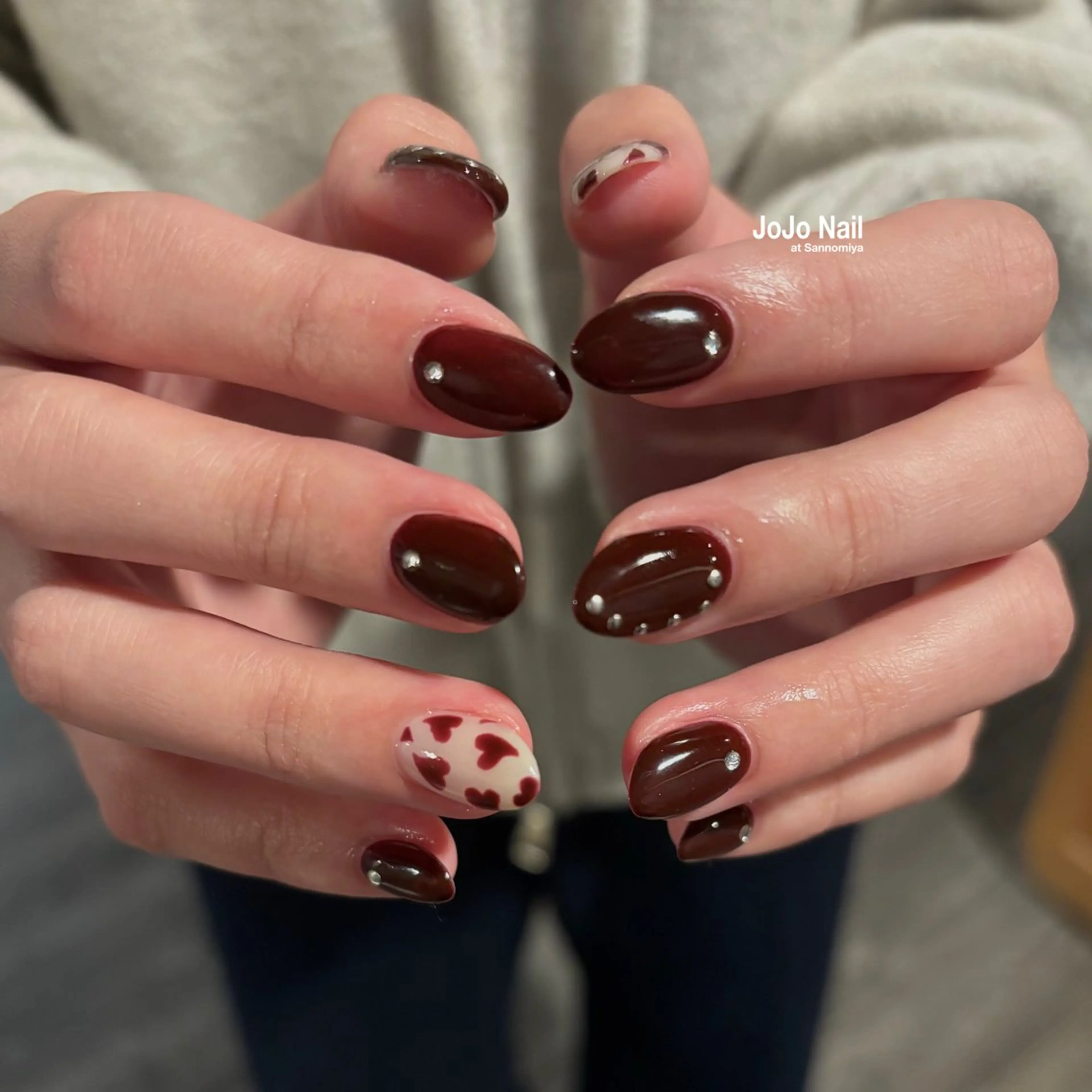ネイル ハンドネイル MOKA.N / JOJO@三宮のネイルデザイン