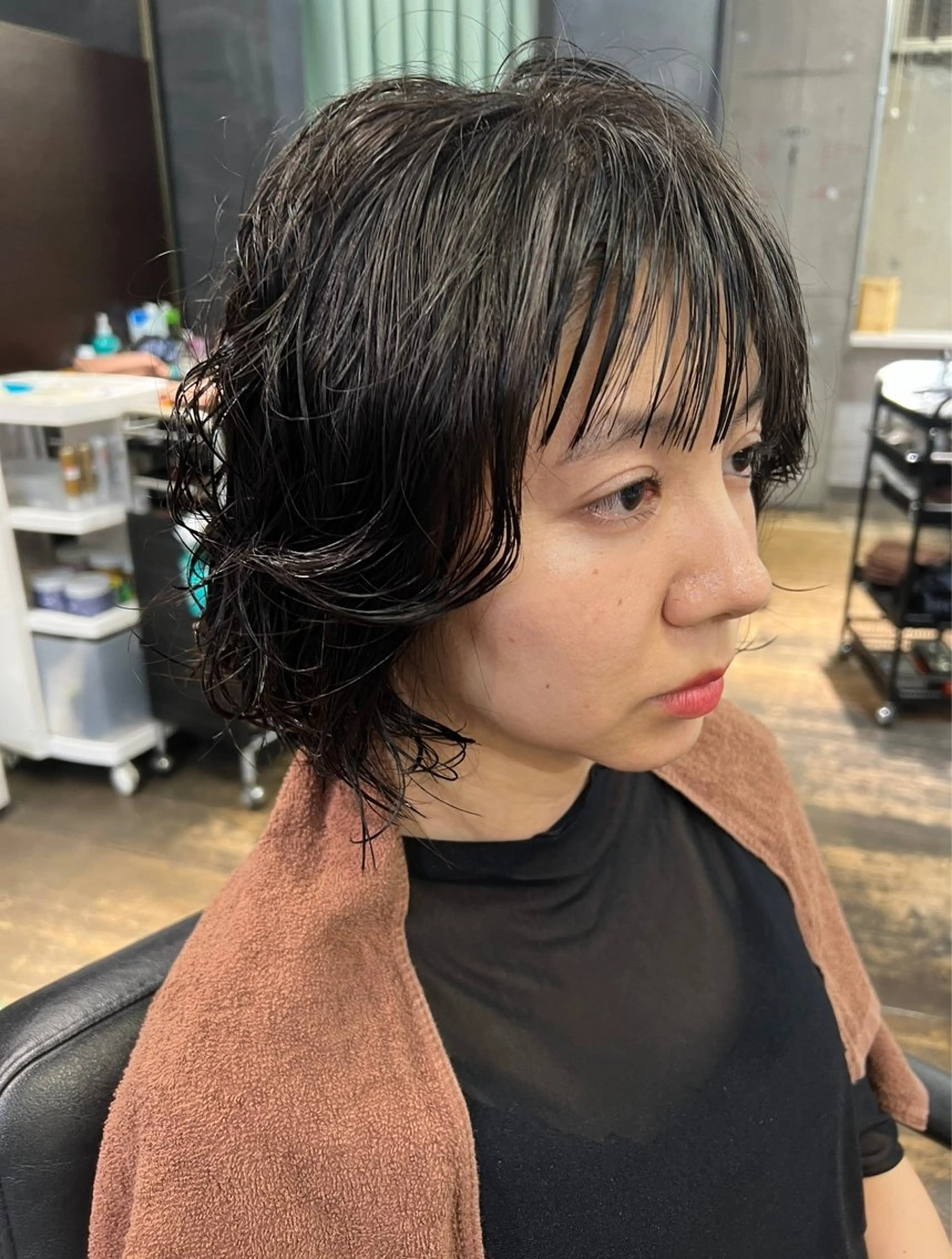 ミディアム パーマ パーマ ROBBY所属・松井美樹/似合わせ ガーリー・韓国のヘアスタイル