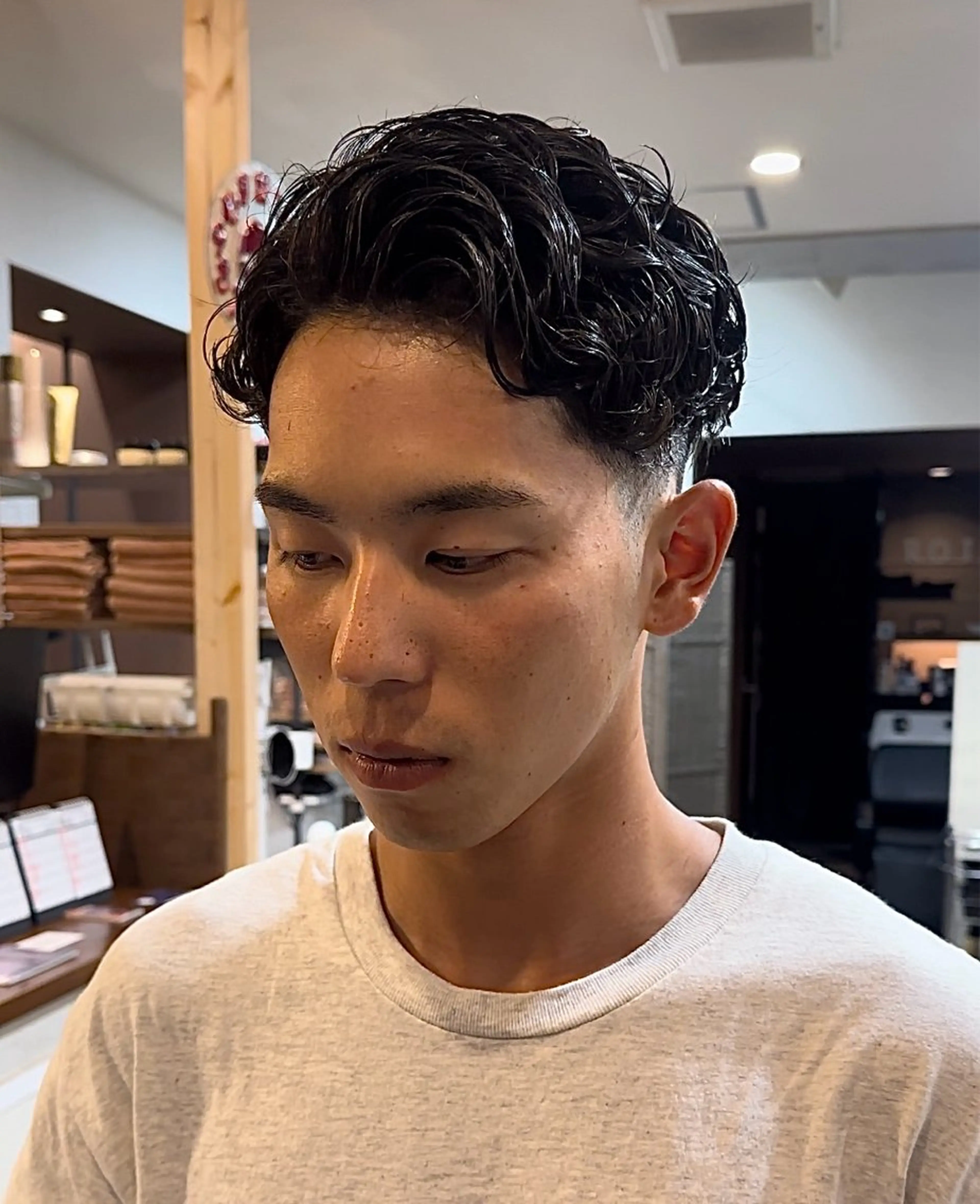 パーマ メンズ メンズパーマ スパイラルパーマ カット パーマ 年間2000名担当◎ パーマ職人/仲原佑樹のヘアスタイル