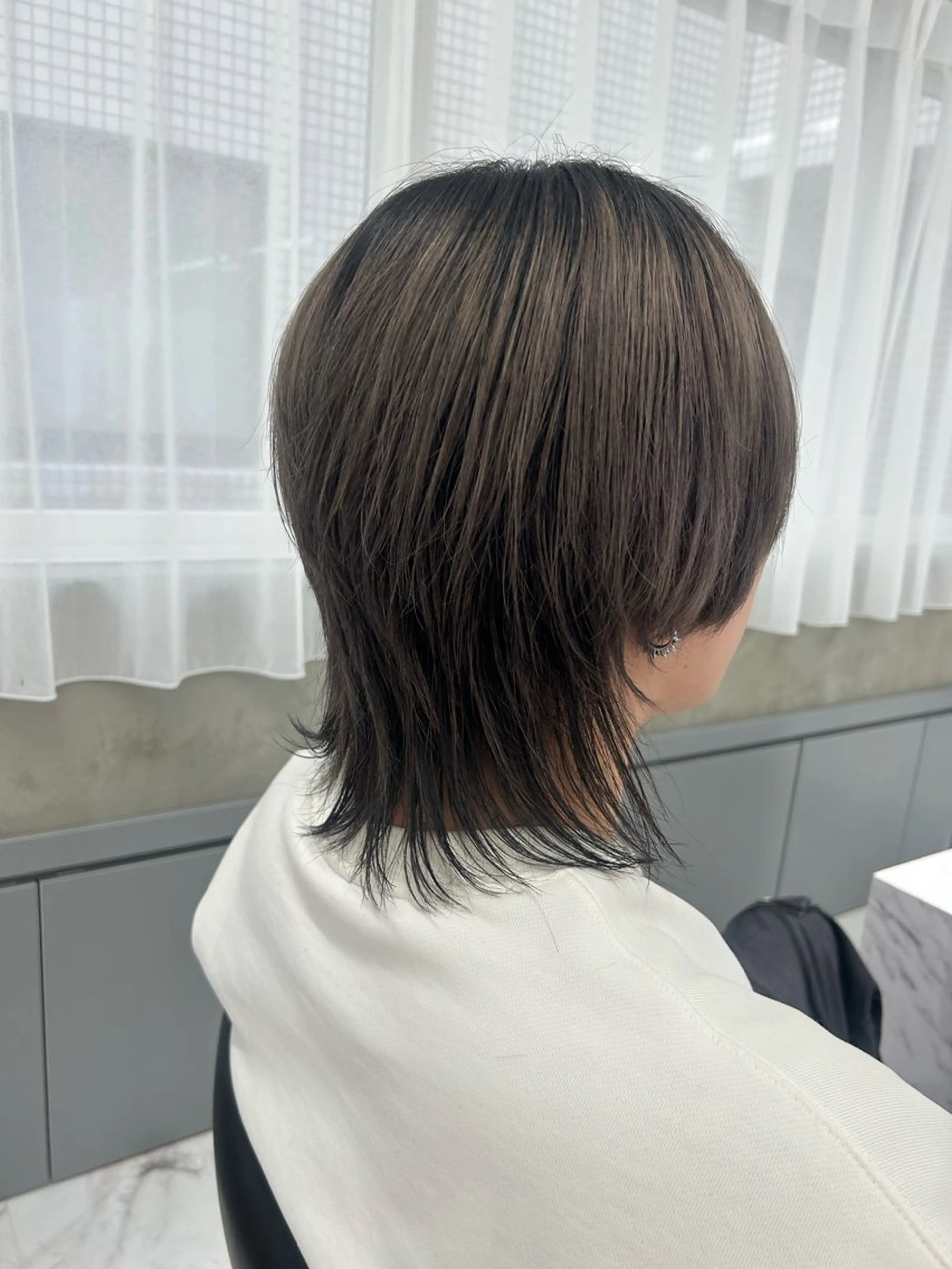 ショート メンズ メンズウルフカット ウルフカット にった みずきのヘアスタイル