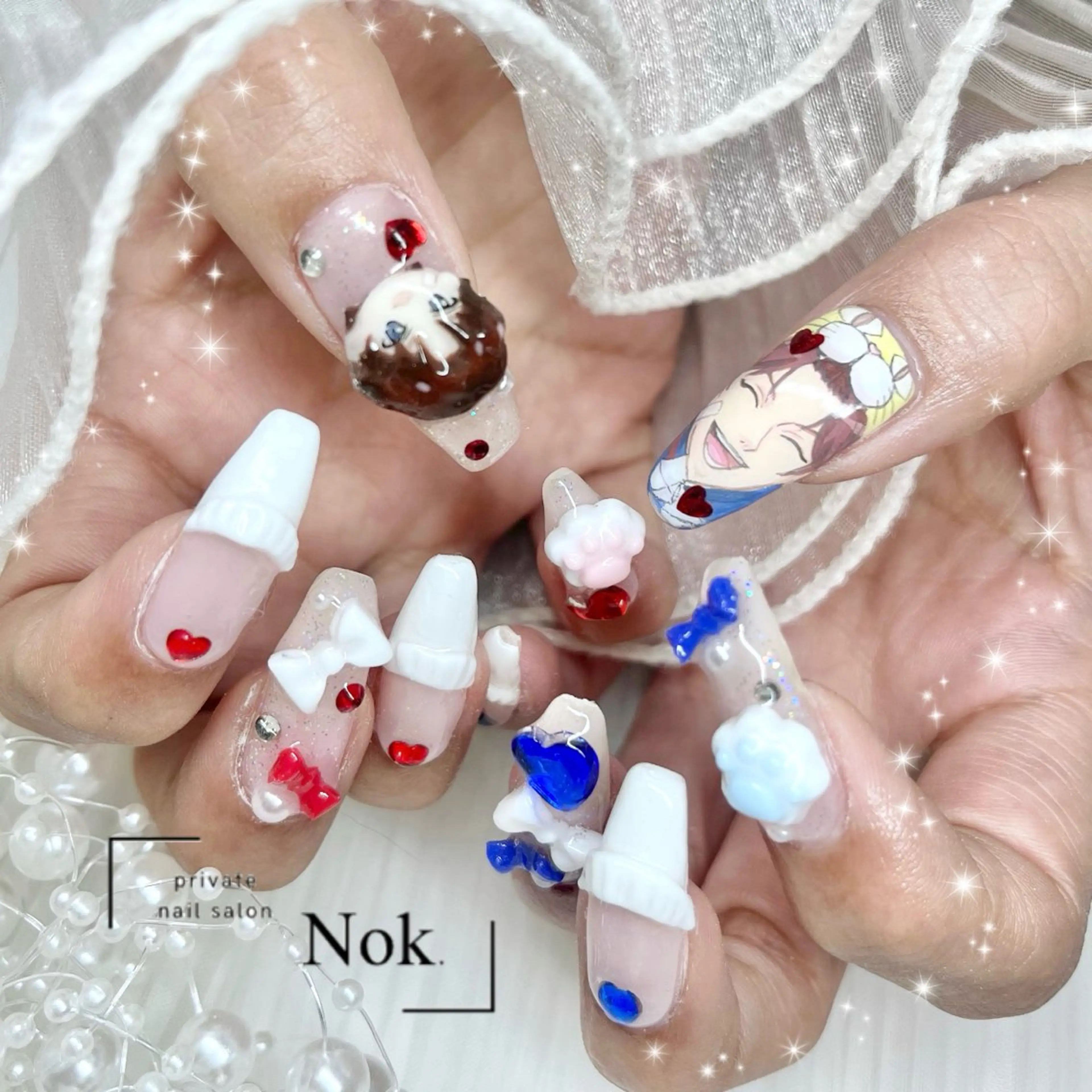 ネイル ハンドネイル 池袋痛ネイル Nok. 渡辺のネイルデザイン