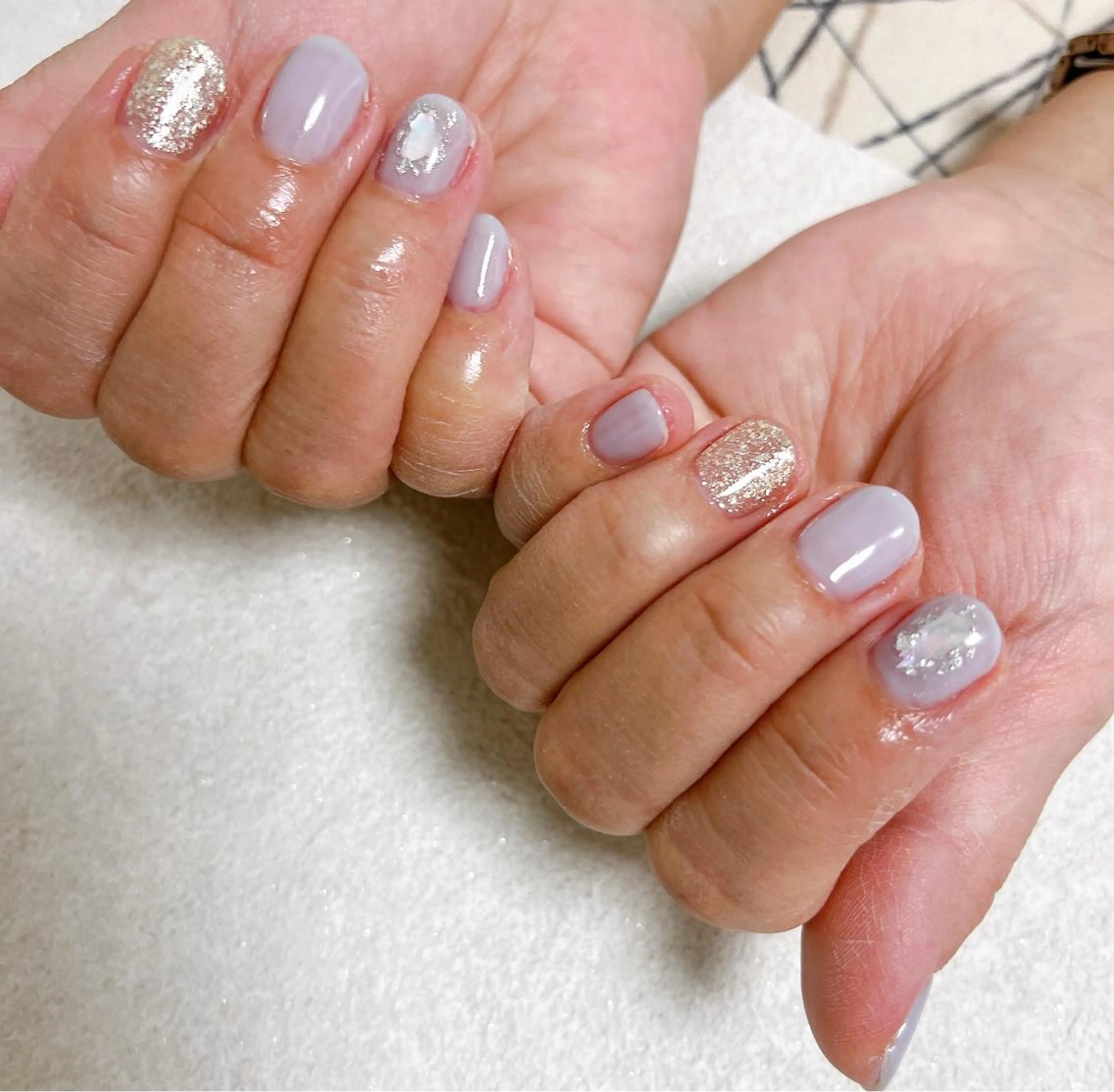 ネイル オーロラネイル フラワーネイル フットネイル フレンチネイル ジェルネイル Mogu nail 二子玉川のネイルデザイン