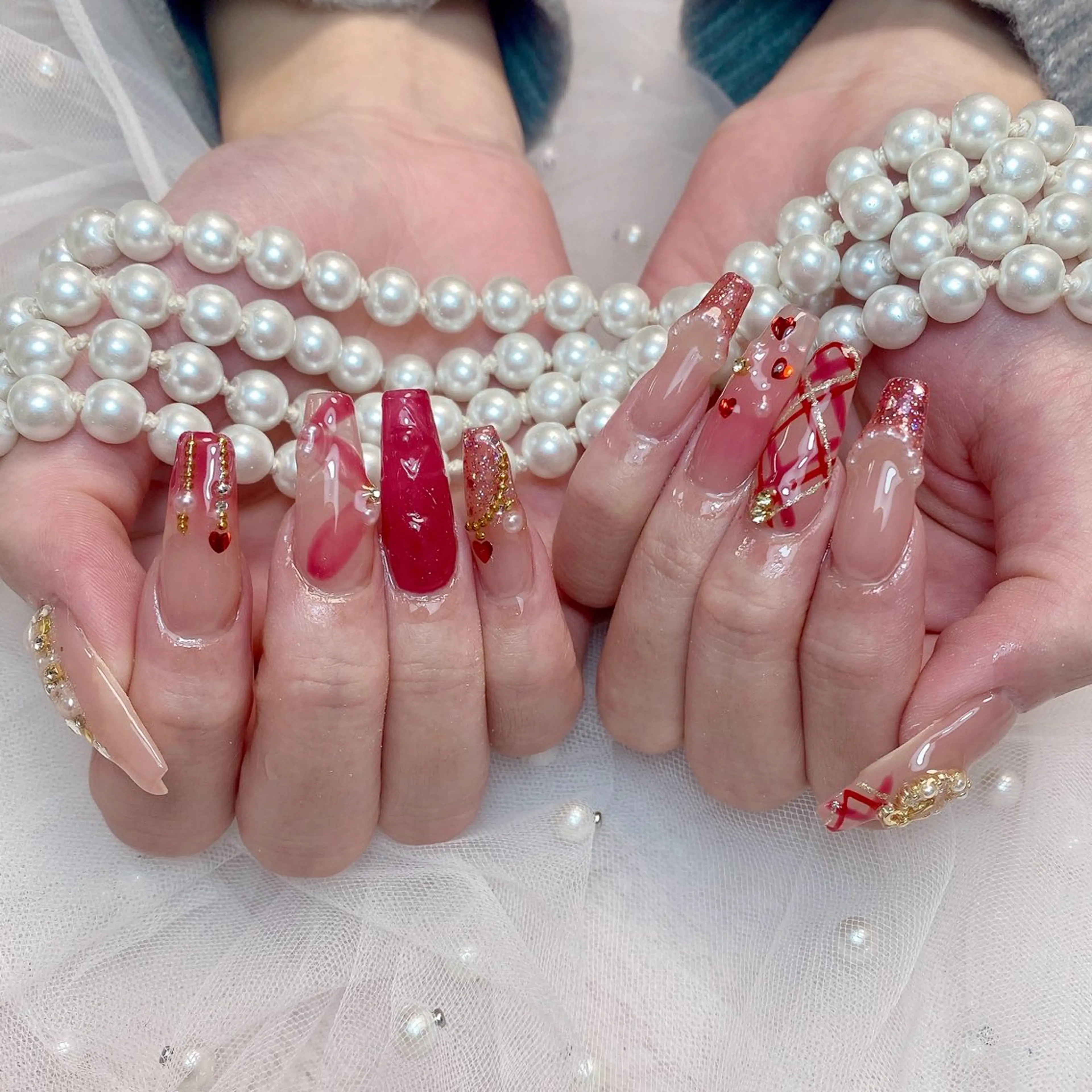 ネイル ハンドネイル ロータス Naのネイルデザイン