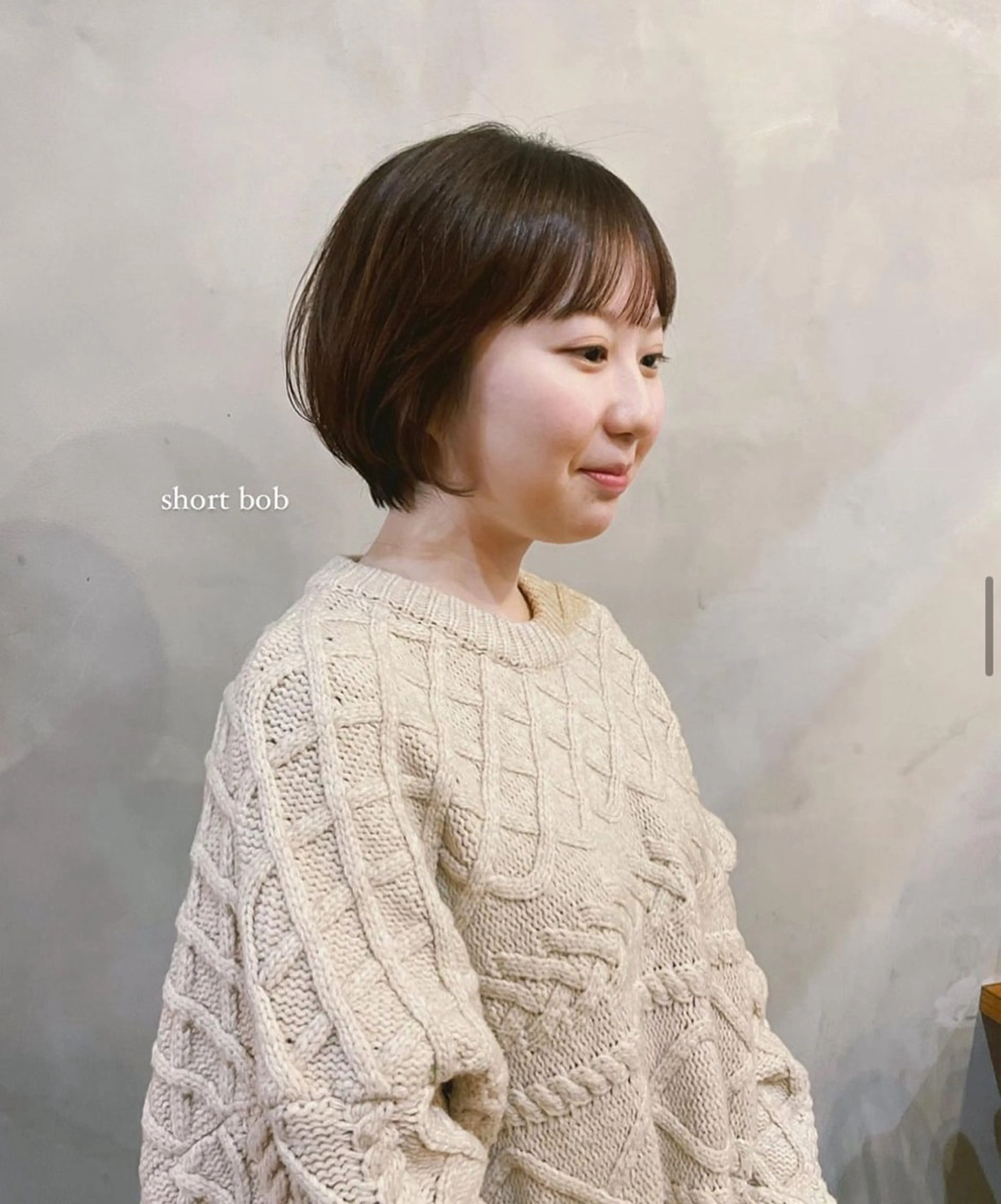 ショート ショートボブ 丸みショート ボブ ショートヘア tete nico所属・似合わせ/ヘアカラー nanami🌸のヘアスタイル