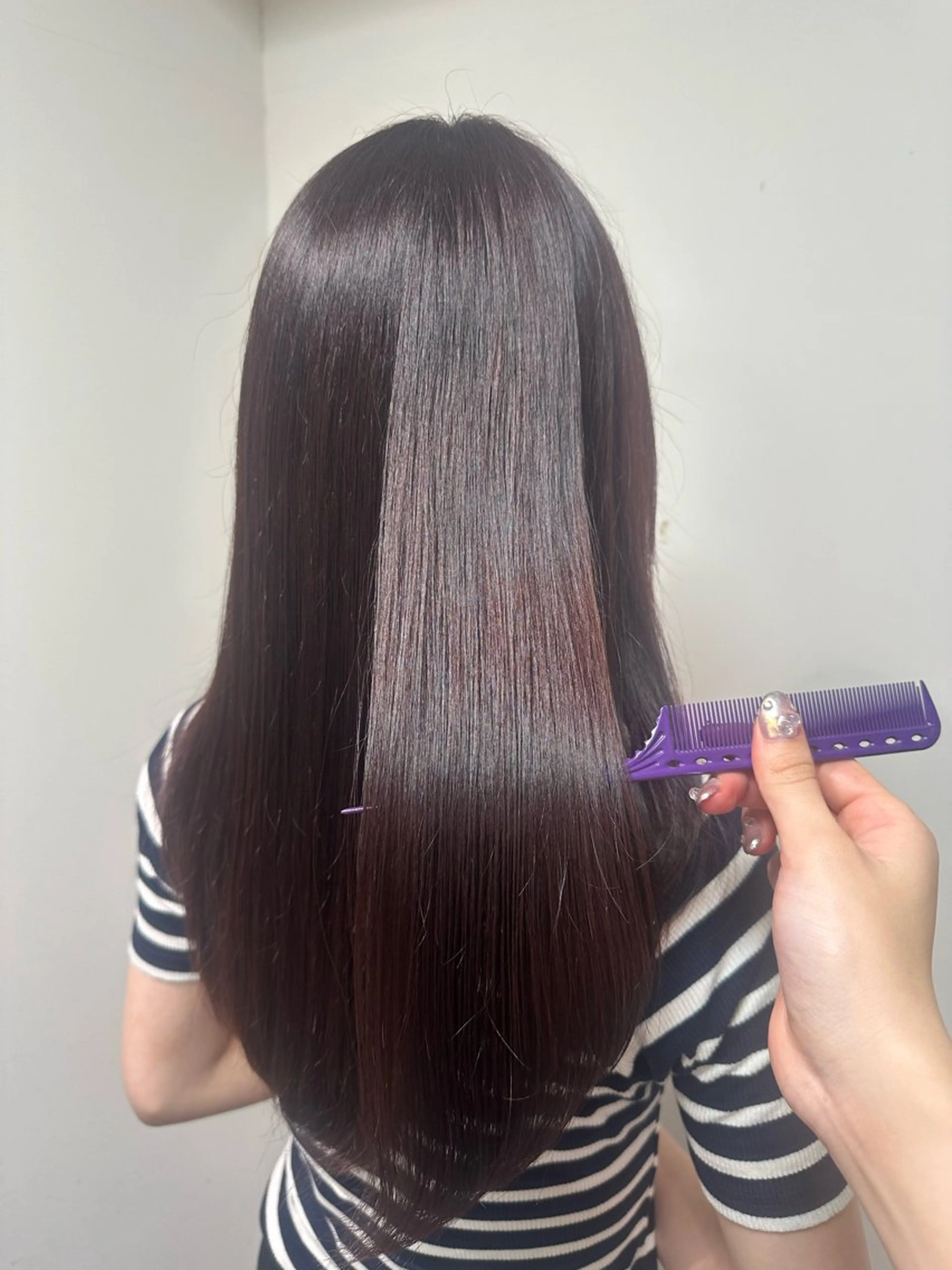 🍒【カット&カラー】+ ハホニコ3stepトリートメント(プチヘッドスパ付)の写真