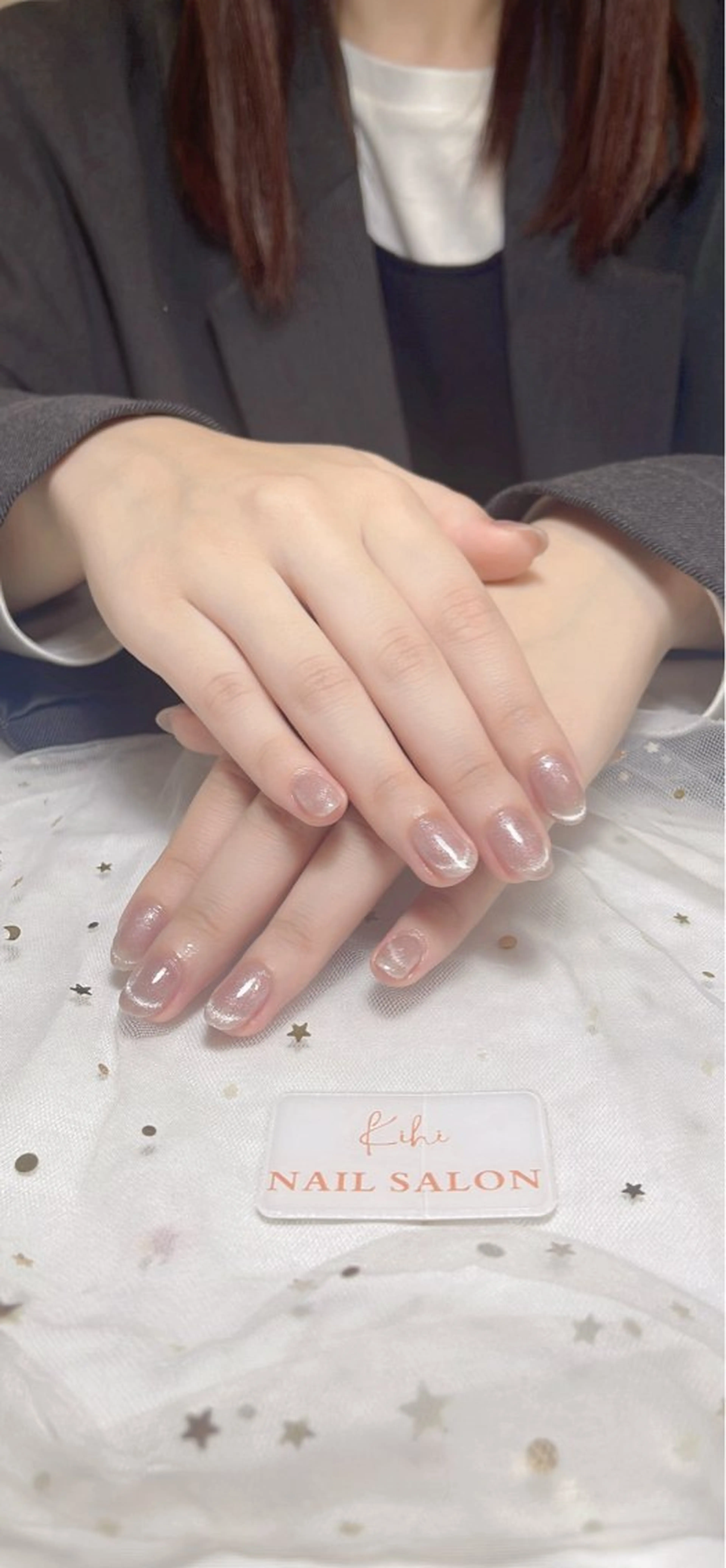 ネイル アートネイル フレンチネイル ジェルネイル グラデーション 韓国ネイル 村中 ハナのネイルデザイン