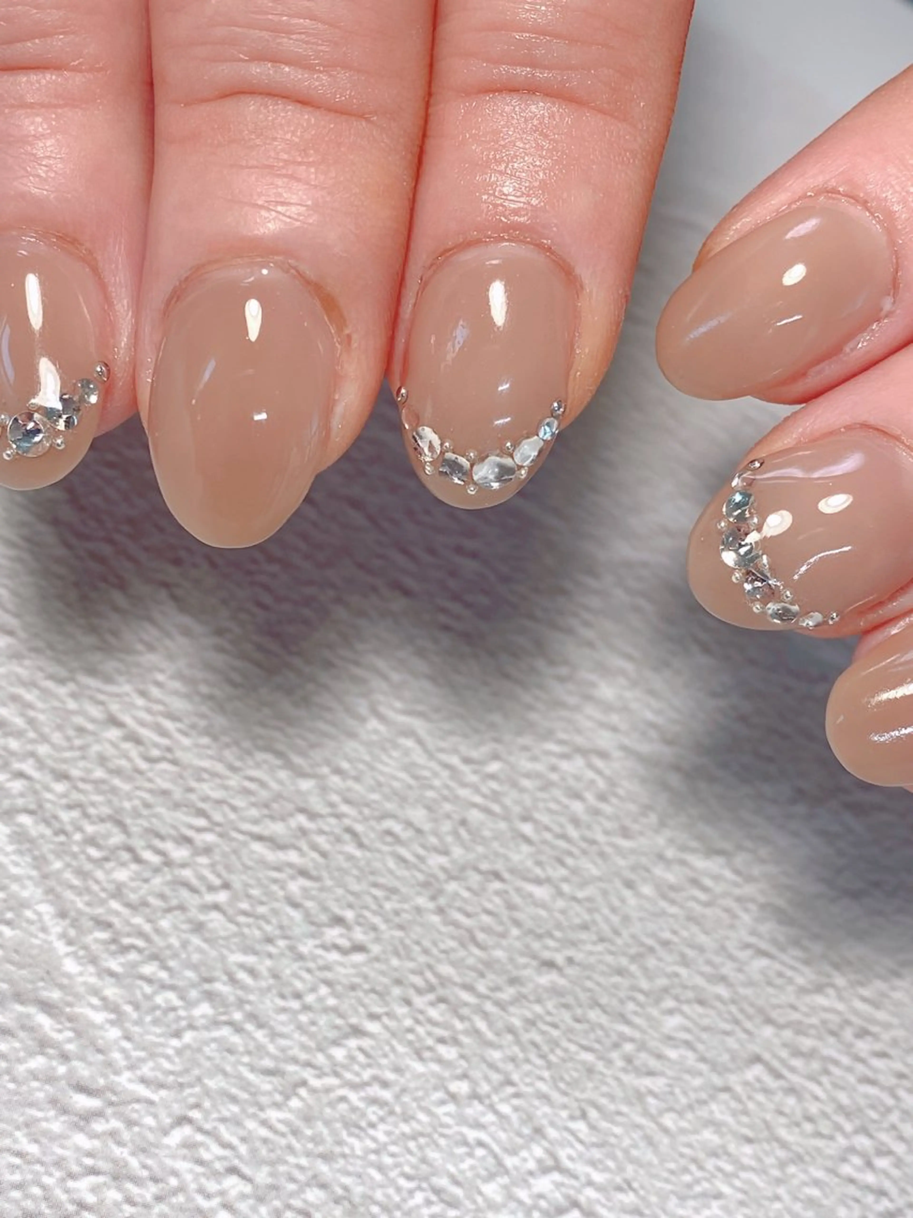 ネイル ワンカラーネイル 大人キレイ 𝑁𝑖𝑥𝑖𝑠のネイルデザイン