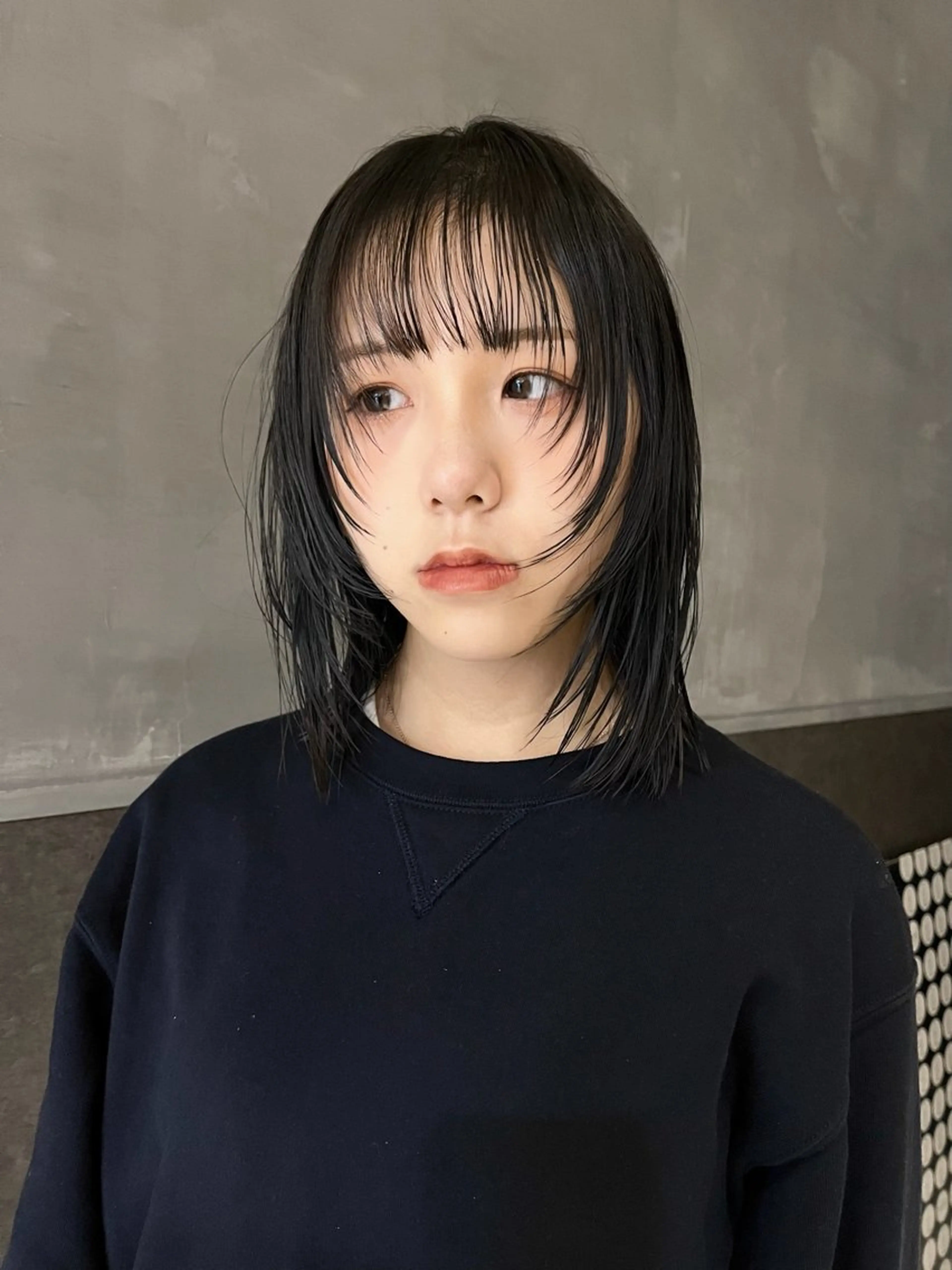 ミディアム カラー 田中 里奈のヘアスタイル