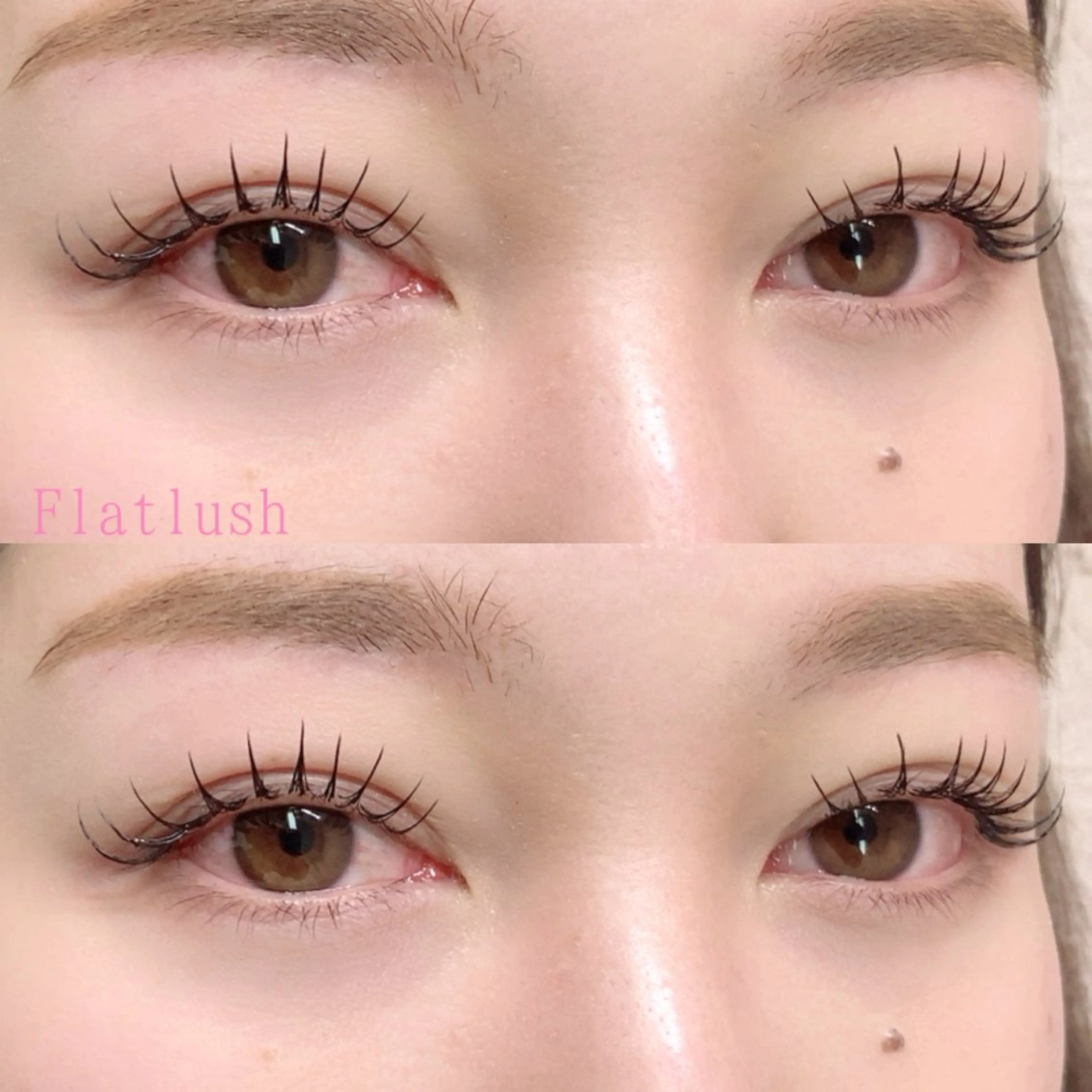 マツエク・マツパ フラットラッシュ meme 岡村のマツエク・マツパデザイン