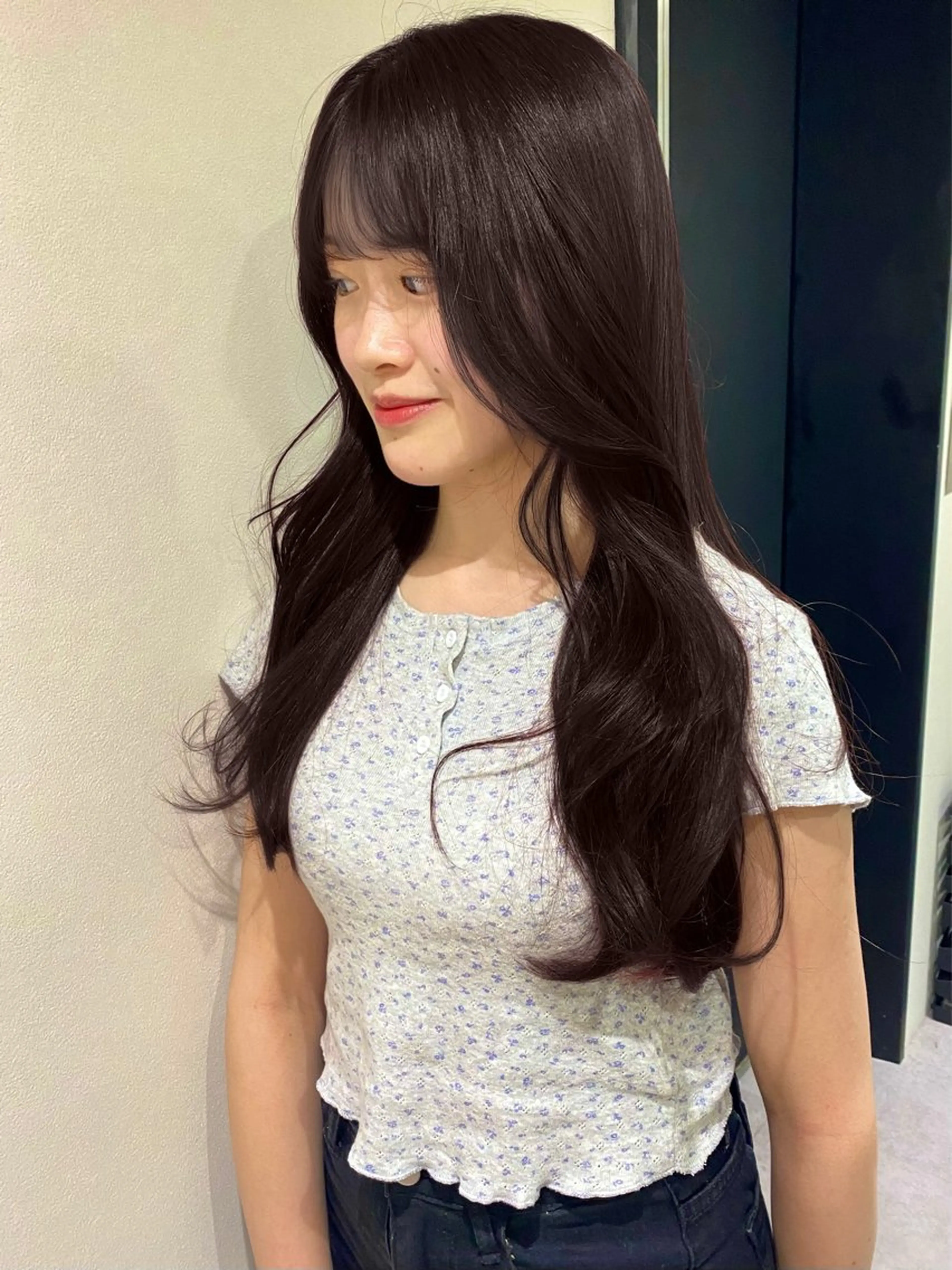 ロング 韓国風ヘア 縮毛矯正 カット ヘアカラー トリートメント 艶髪/縮毛矯正/ Core mikuaのヘアスタイル