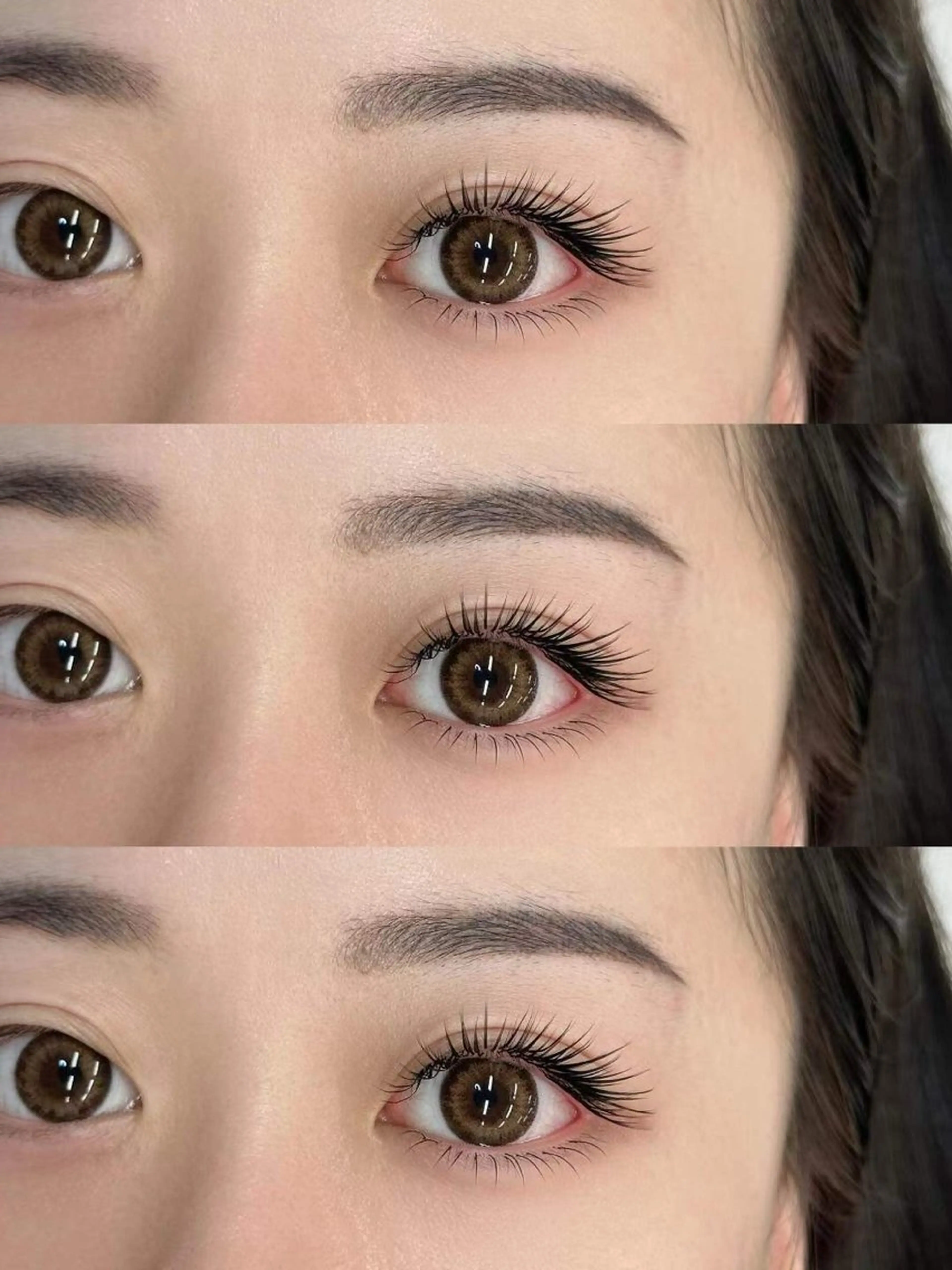 マツエク・マツパ マツエク Ai& Hitomiのマツエク・マツパデザイン