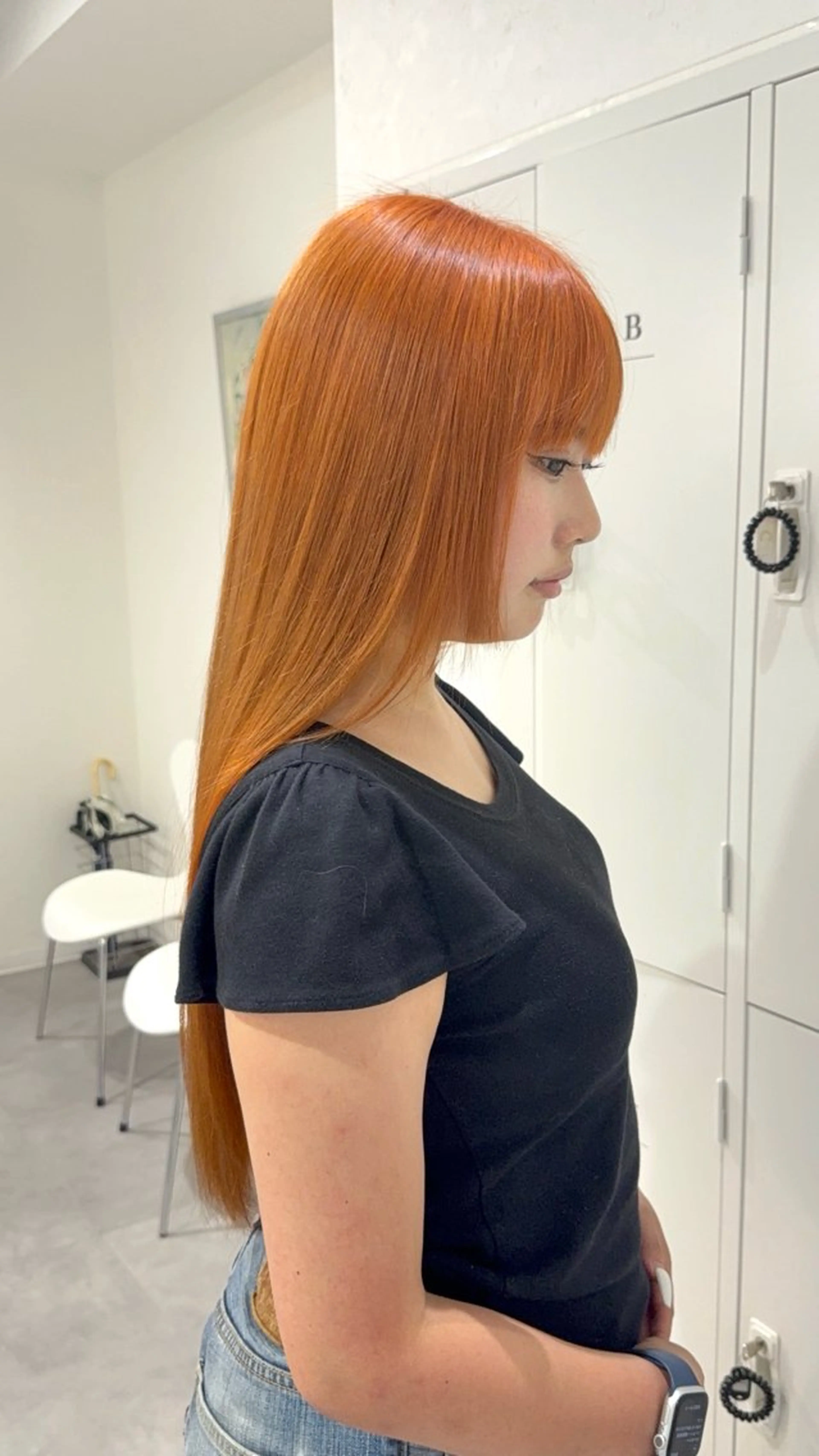 カラー ヘアカラー ciera. アオイ🪐✩.*˚のヘアスタイル