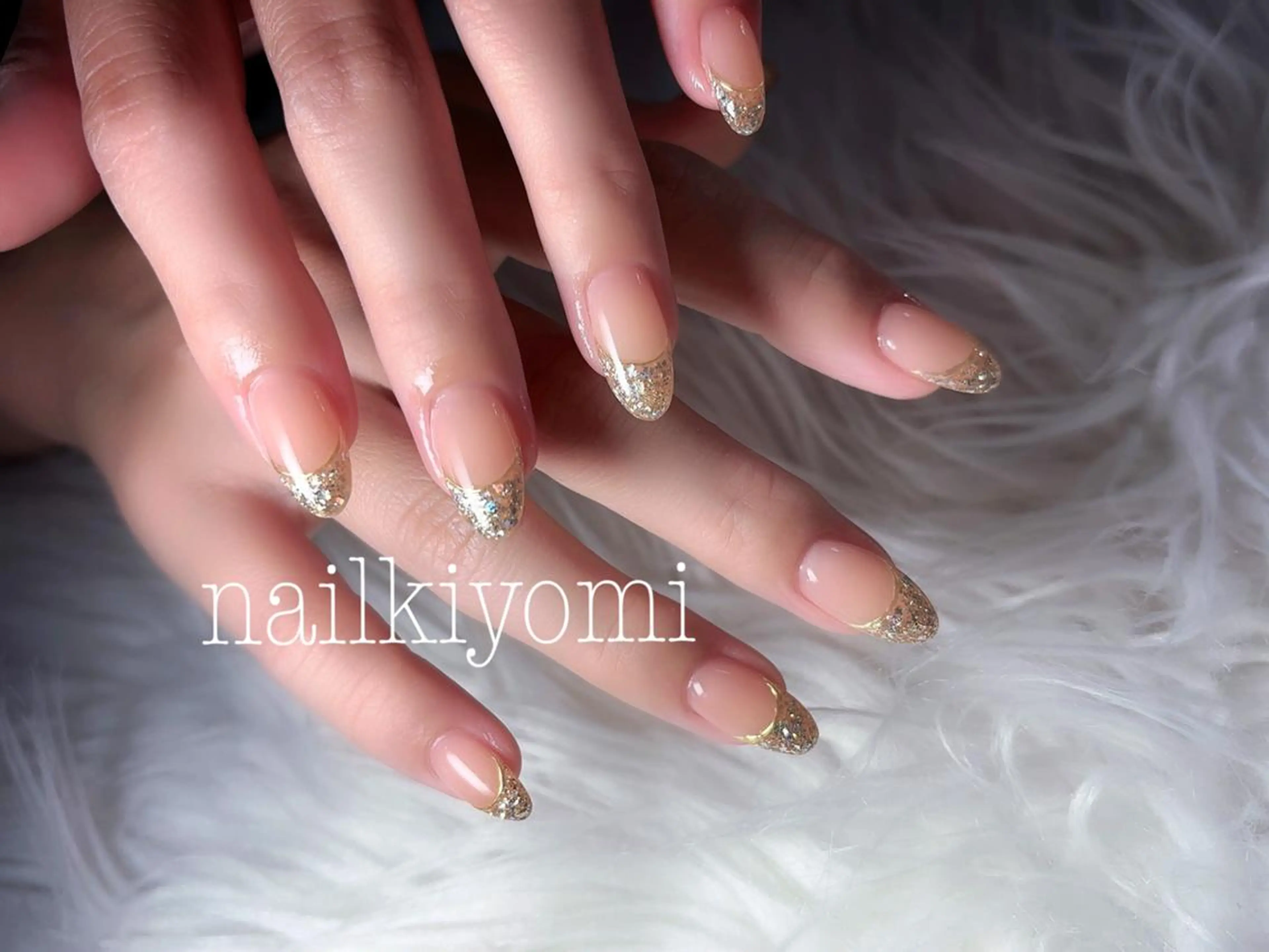 ネイル アートネイル ジェルネイル 韓国ネイル ニュアンスネイル シンプルネイル 🦋Kiyomi. 🦋のネイルデザイン