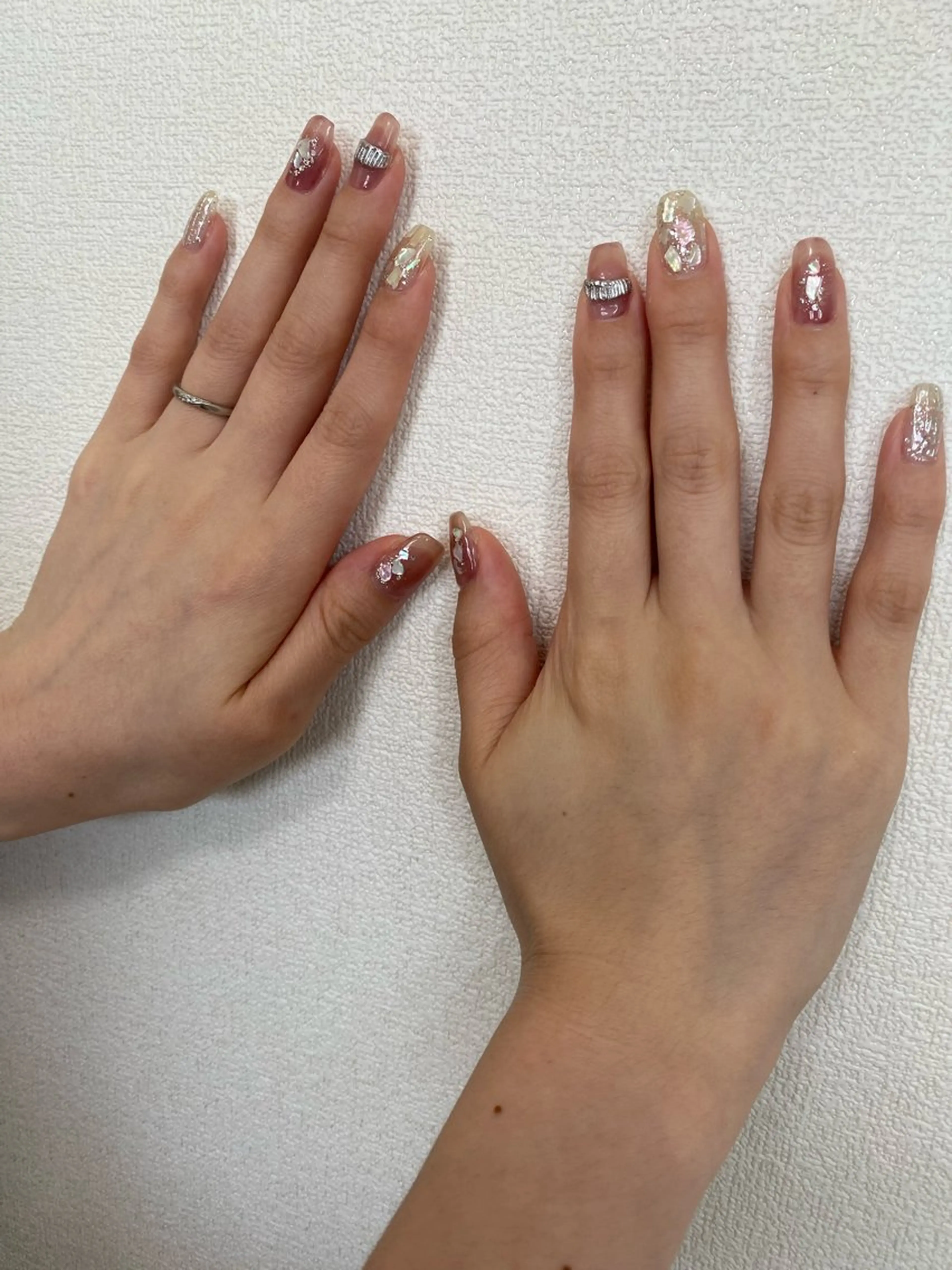 ネイル ニュアンスネイル ハンドネイル 自宅サロン FeelFreeのネイルデザイン