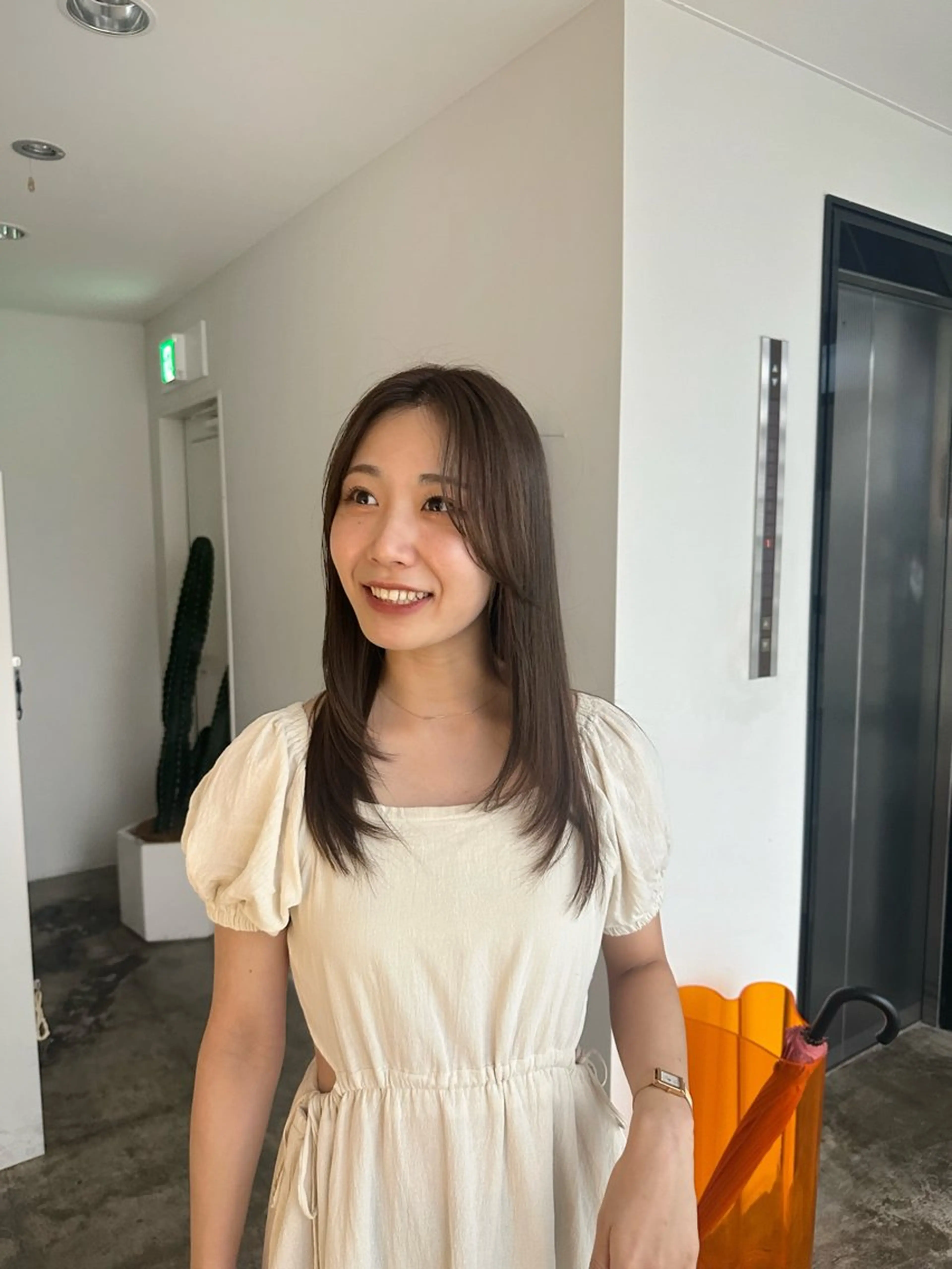 カット+髪質改善ストレート　【人気メニュー✨】の写真