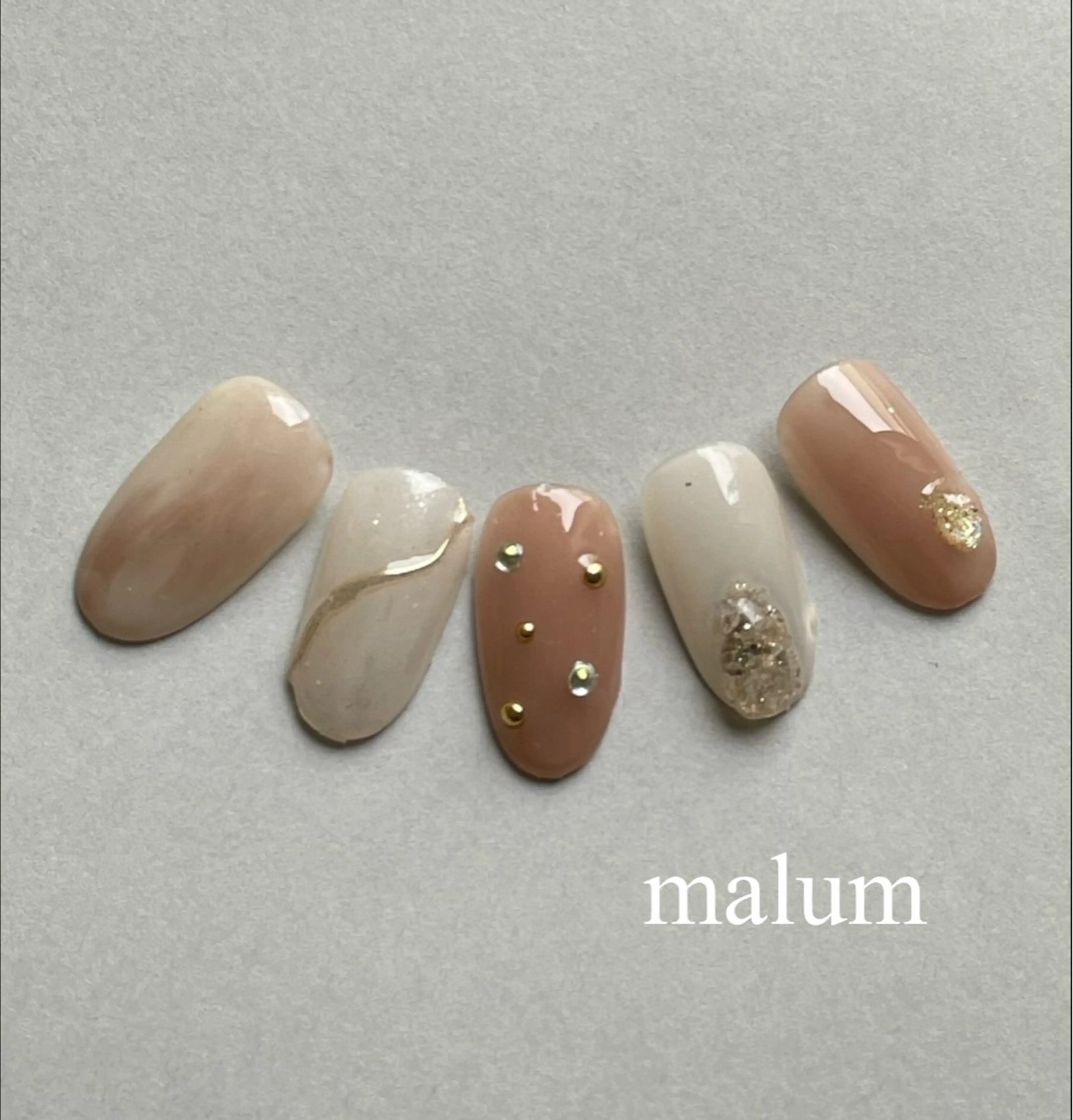 ネイル ハンドネイル malum nailのネイルデザイン