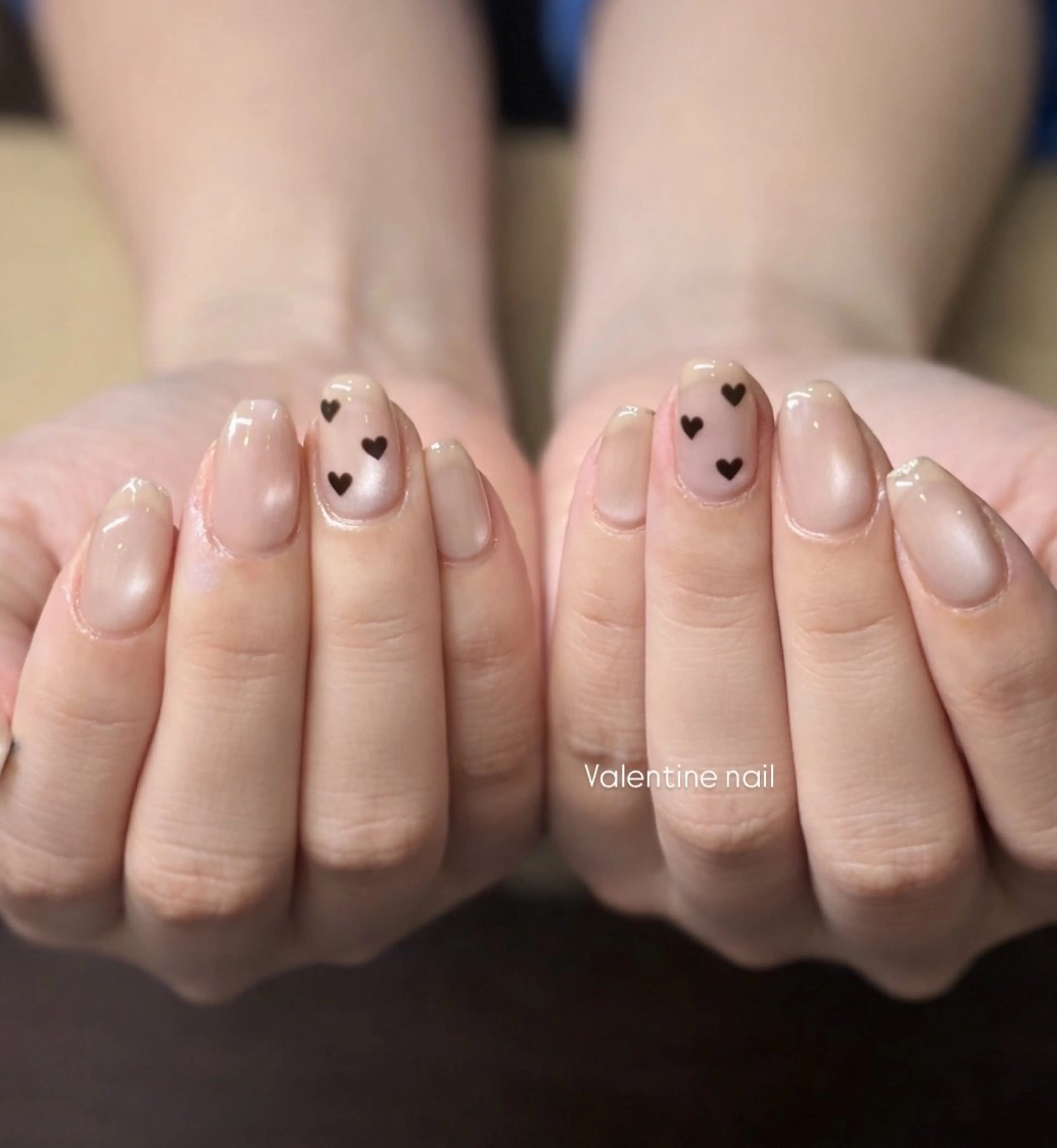 ネイル バレンタイン ハンドネイル KANA  ︎︎のネイルデザイン