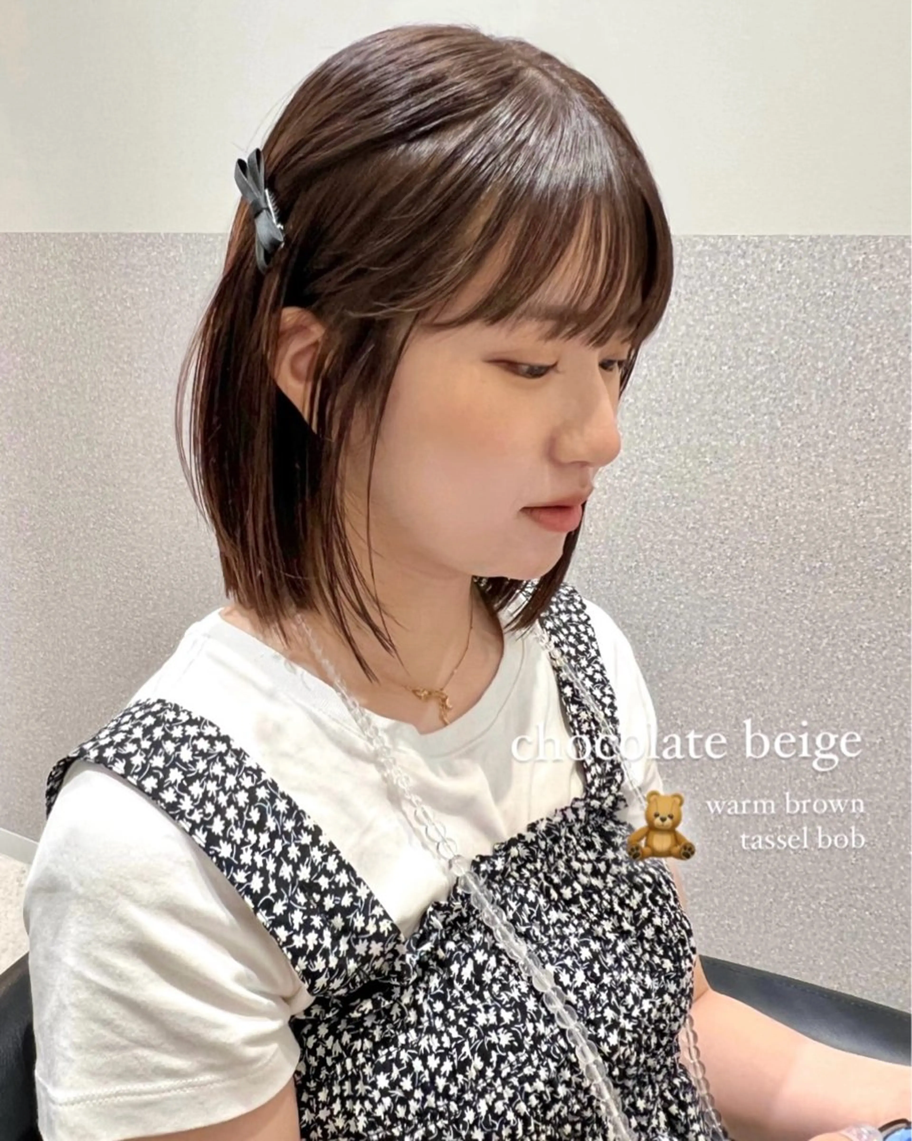 【メンテナンスコース🪄】前髪カット＋カラー＋コテ巻きの写真