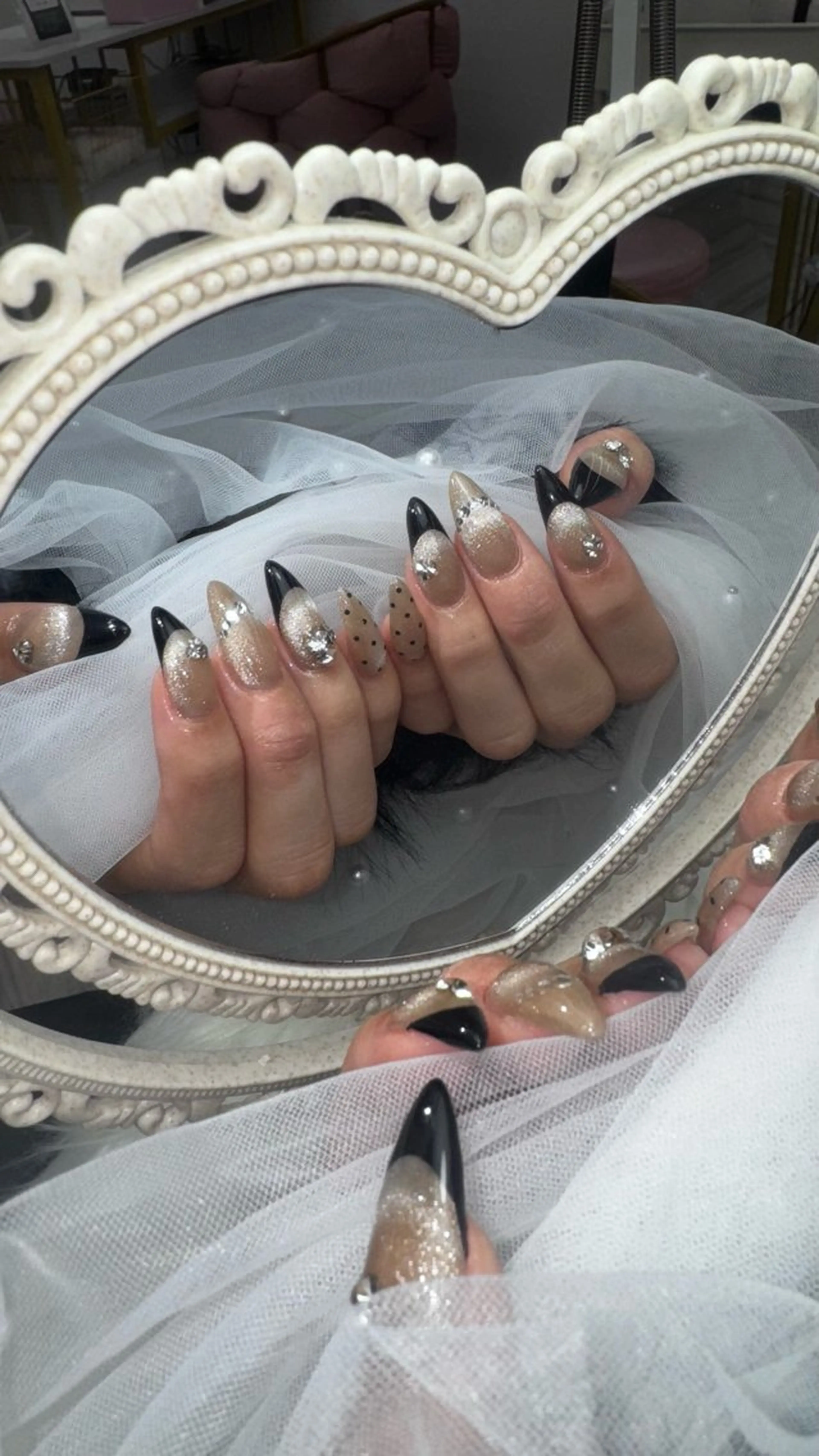 ネイル フレンチネイル ハンドネイル ALPHA. Aya‪no𝜗𝜚のネイルデザイン