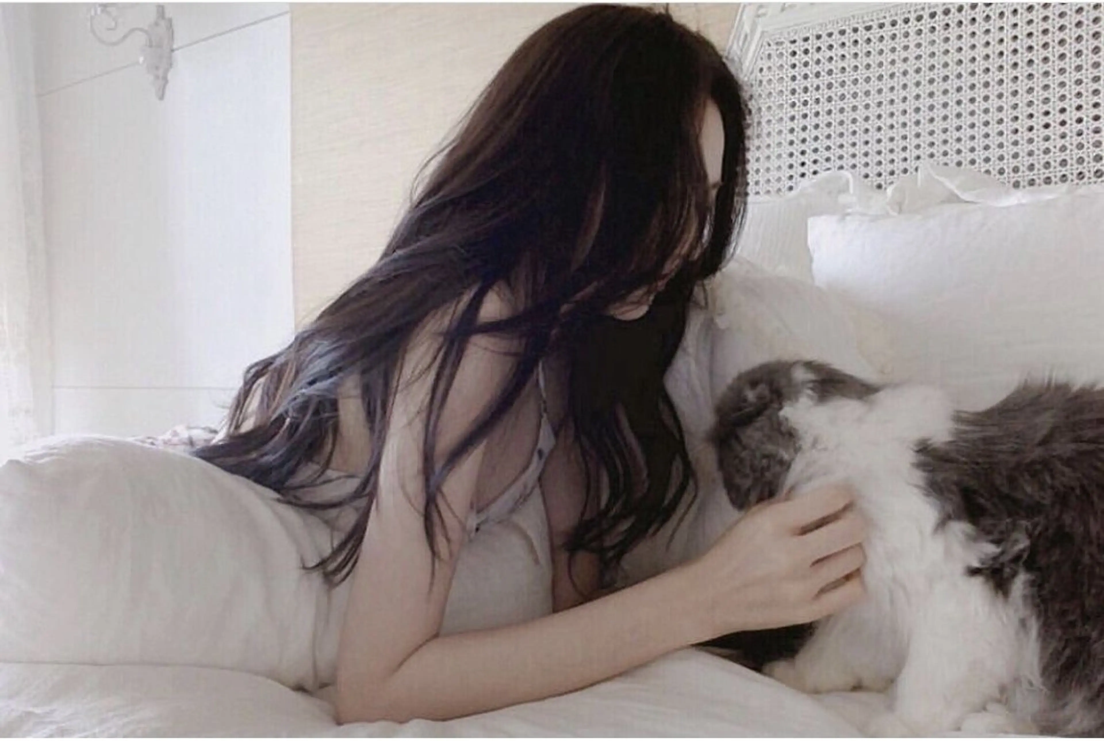 ロング カラー カット ヘアカラー 韓国風暗髪ヘア🤍 🫧MIREIのヘアスタイル