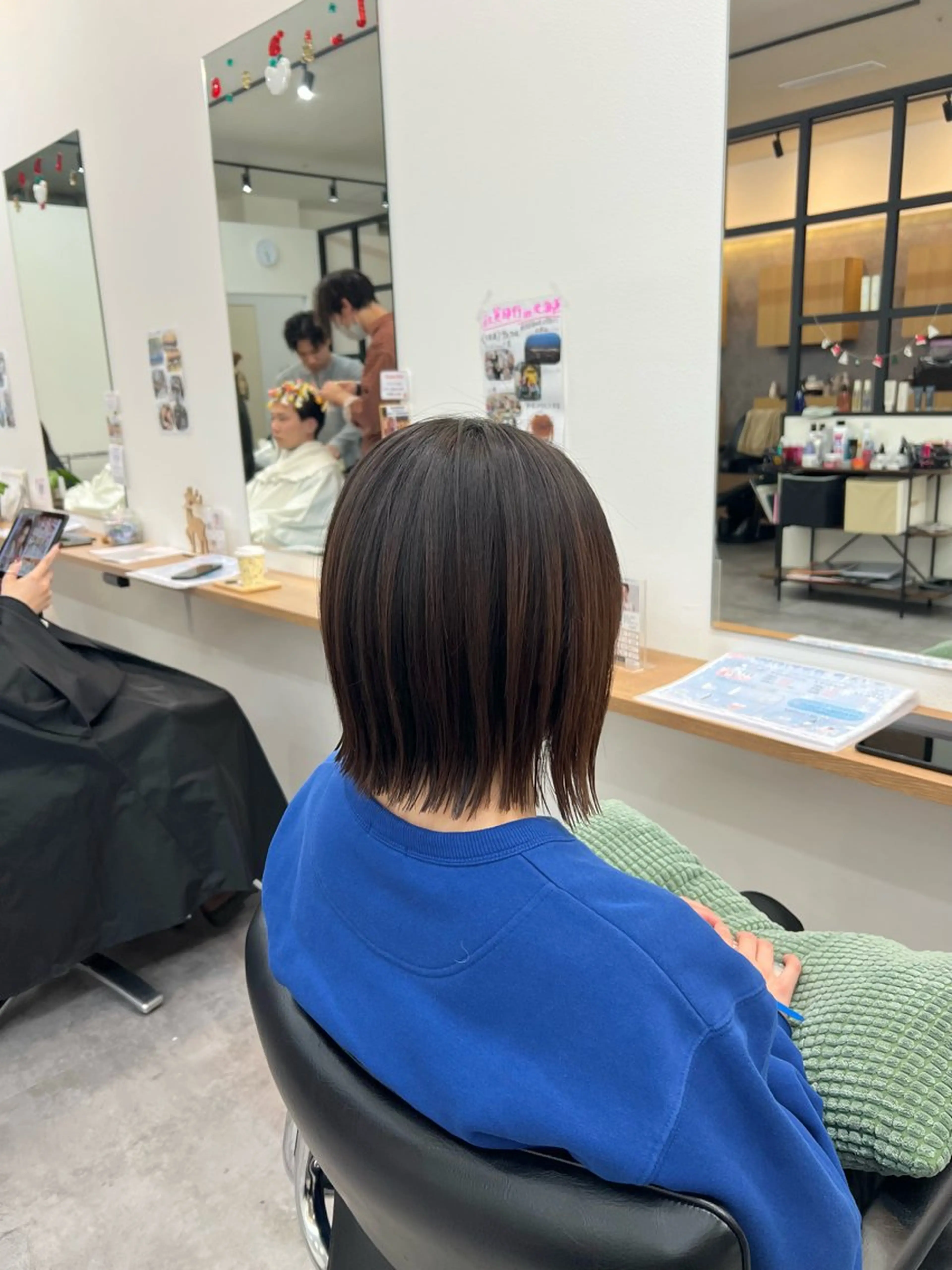 ショート 切りっぱなしボブ ボブ カット ✨NOMAD印西✨ 黒川勇輝のヘアスタイル