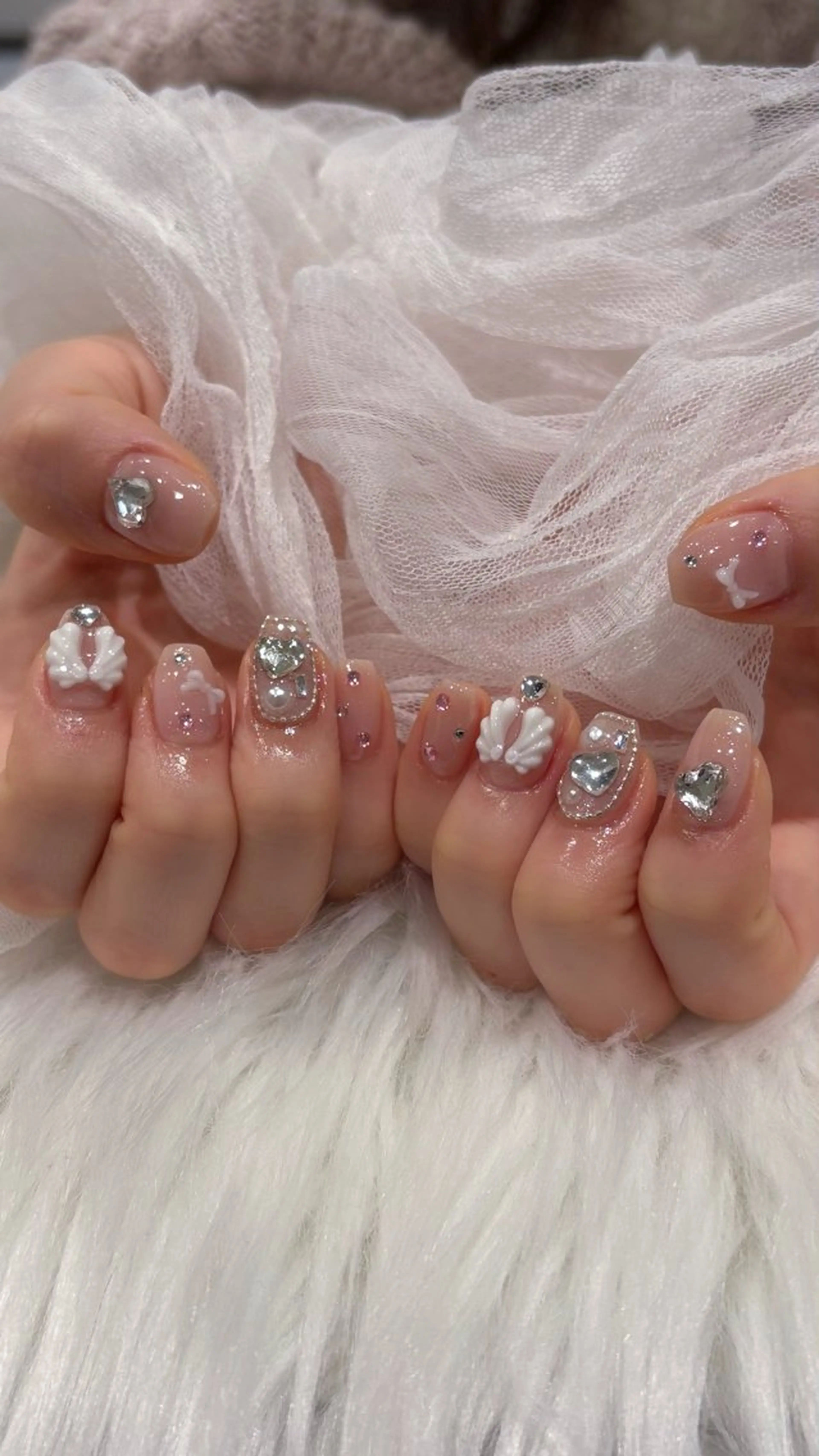 ネイル ハンドネイル ASUKA nail 大人かわいいのネイルデザイン