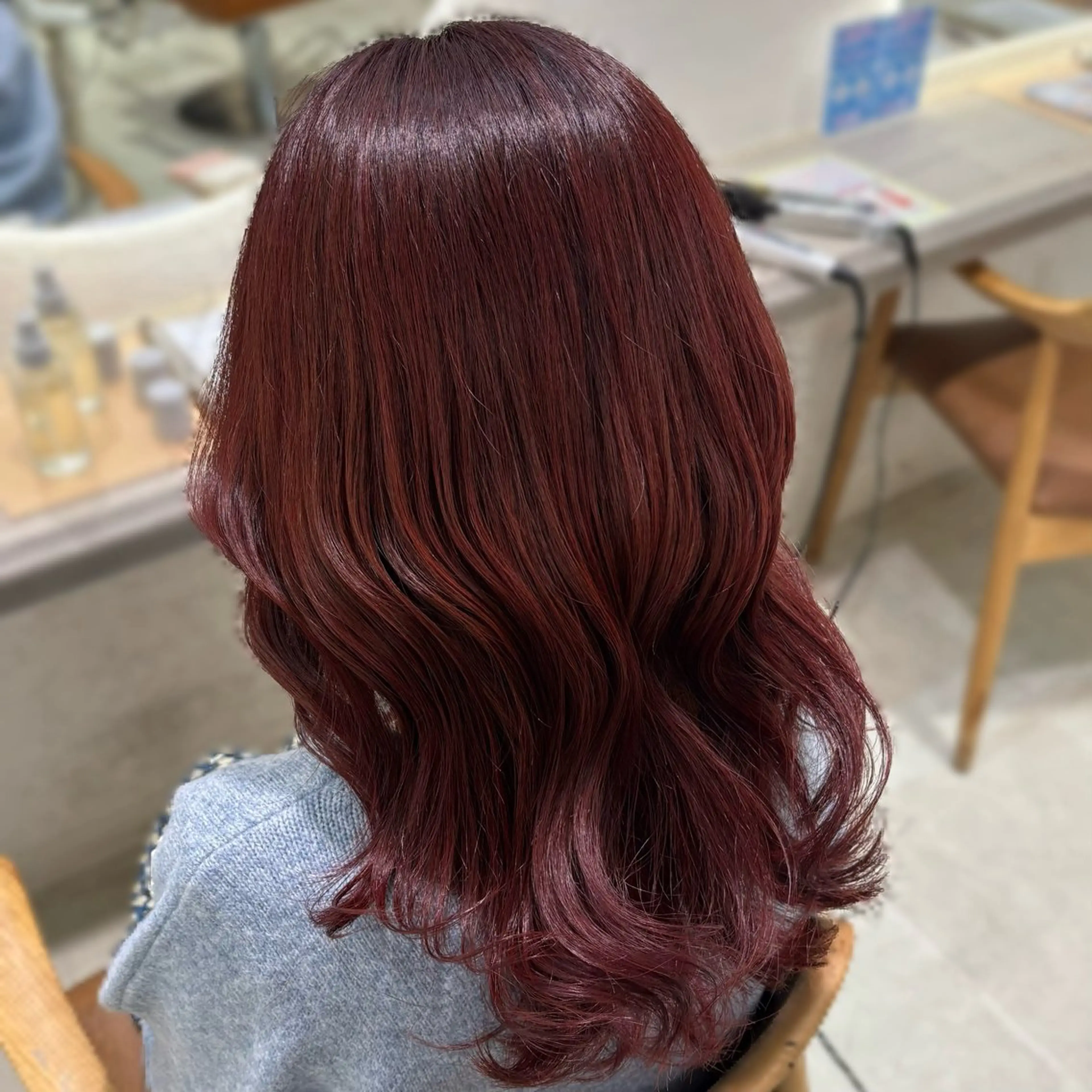 ミディアム カラー ヘアカラー トリートメント 伊藤 粹 /浦和のヘアスタイル