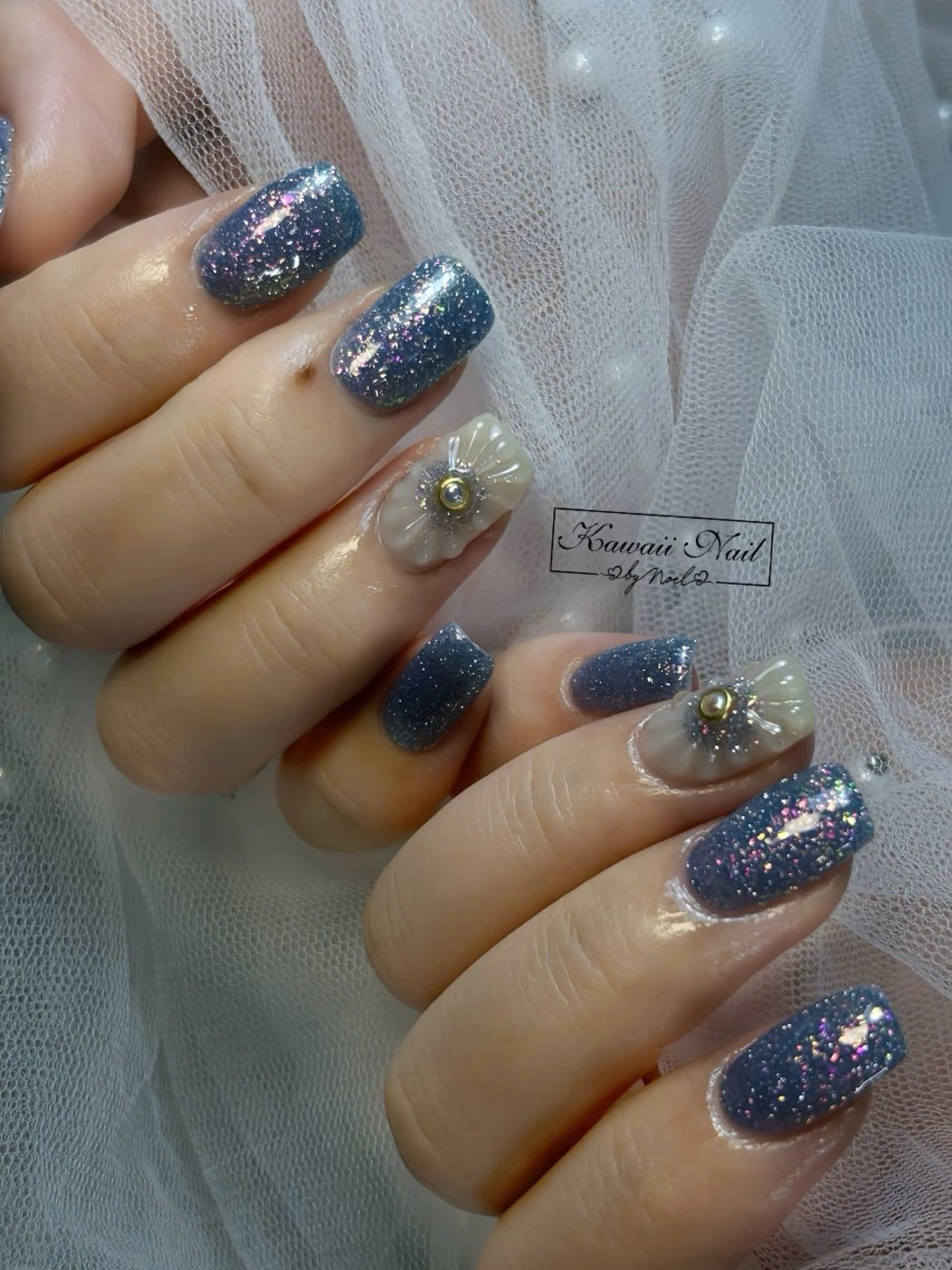 ネイル アートネイル フットネイル フレンチネイル ジェルネイル 韓国ネイル Kawaii Nail Salon所属・YURI NAIL NARITAのネイルデザイン