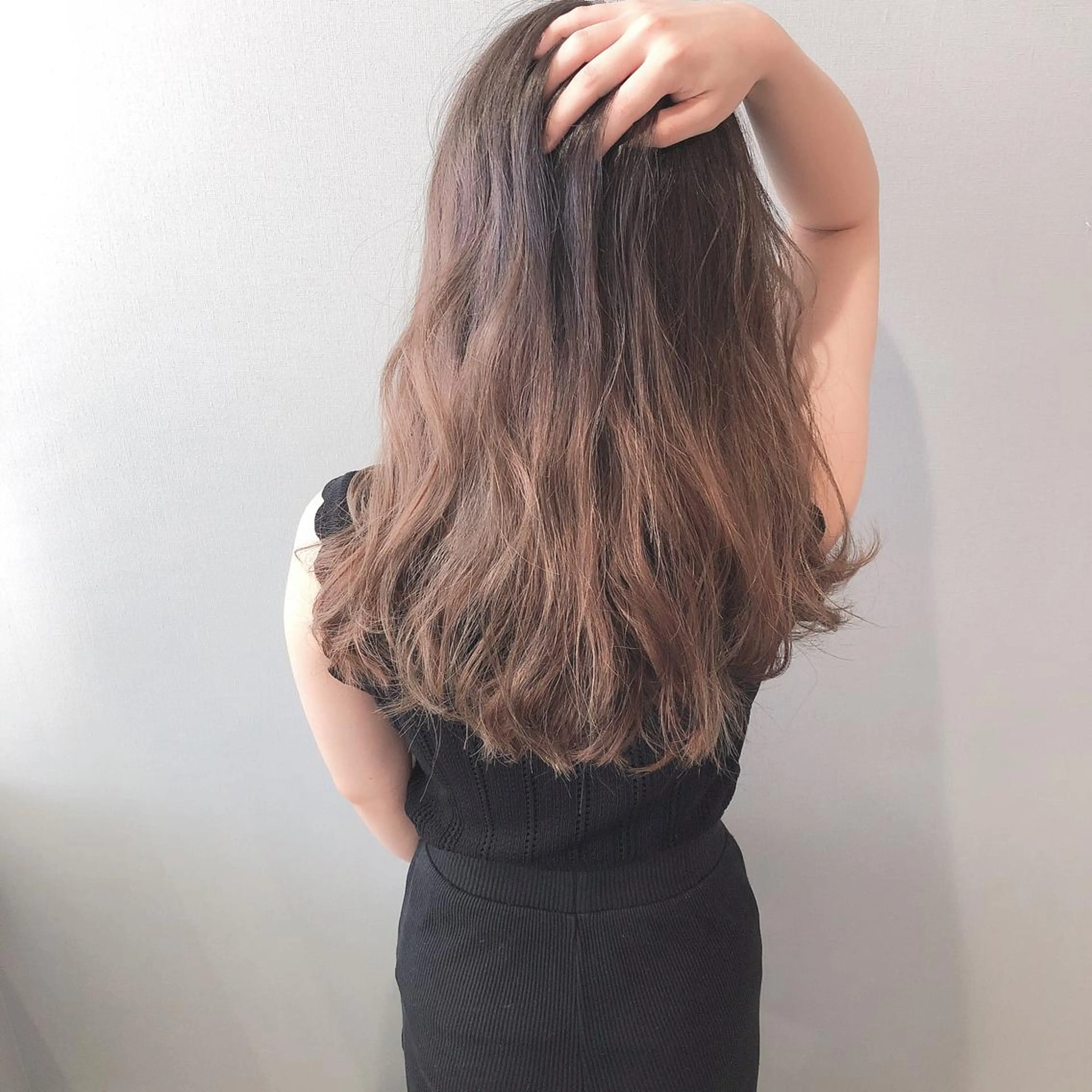 セミロング カラー バレイヤージュ レイヤーカット 美髪専門サロンby mile所属・美髪専門サロン kazuのヘアスタイル