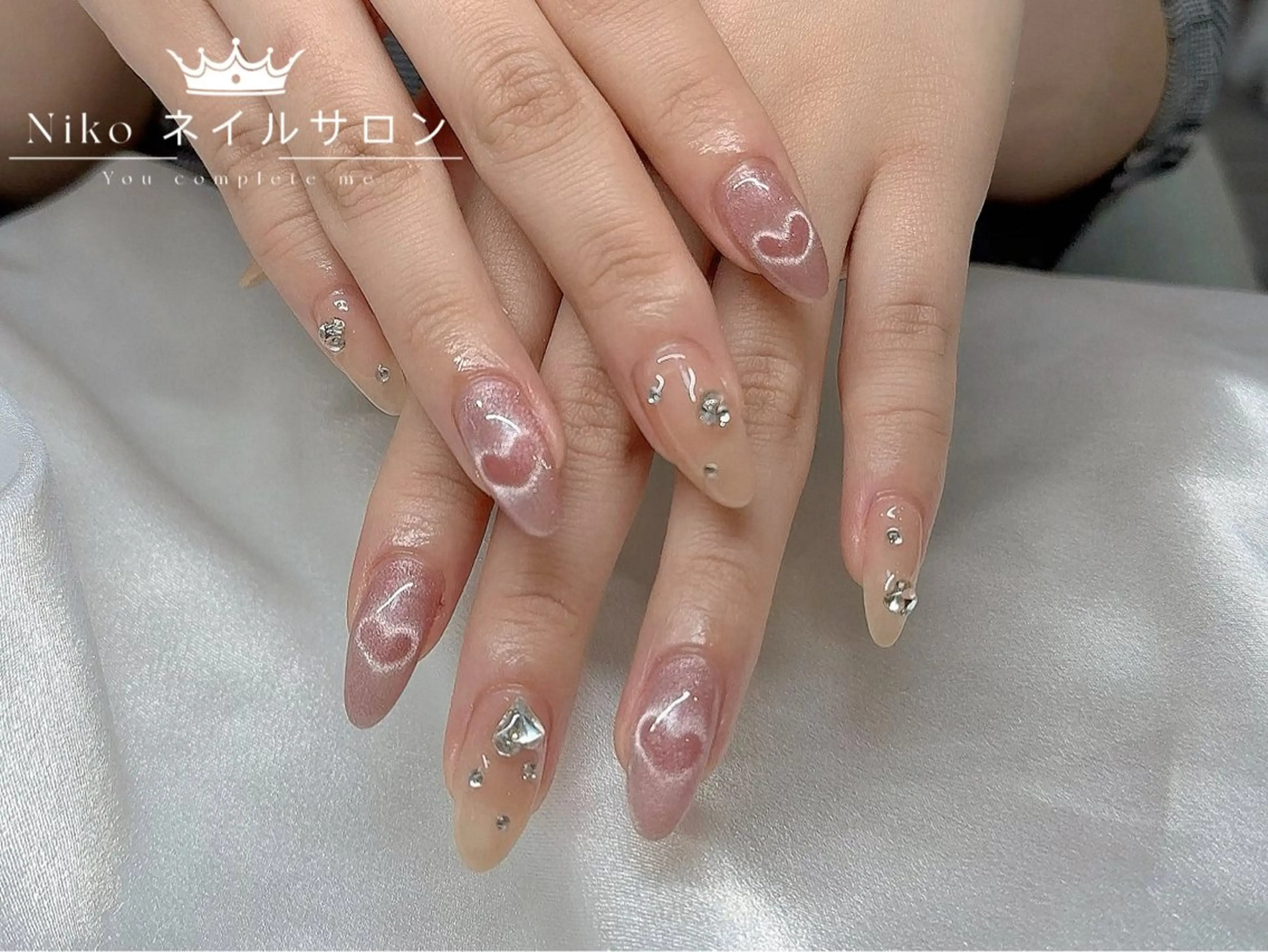 ネイル チークネイル 長さ出し フラッシュネイル フットネイル フレンチネイル ハンドネイル Niko 雨のネイルデザイン