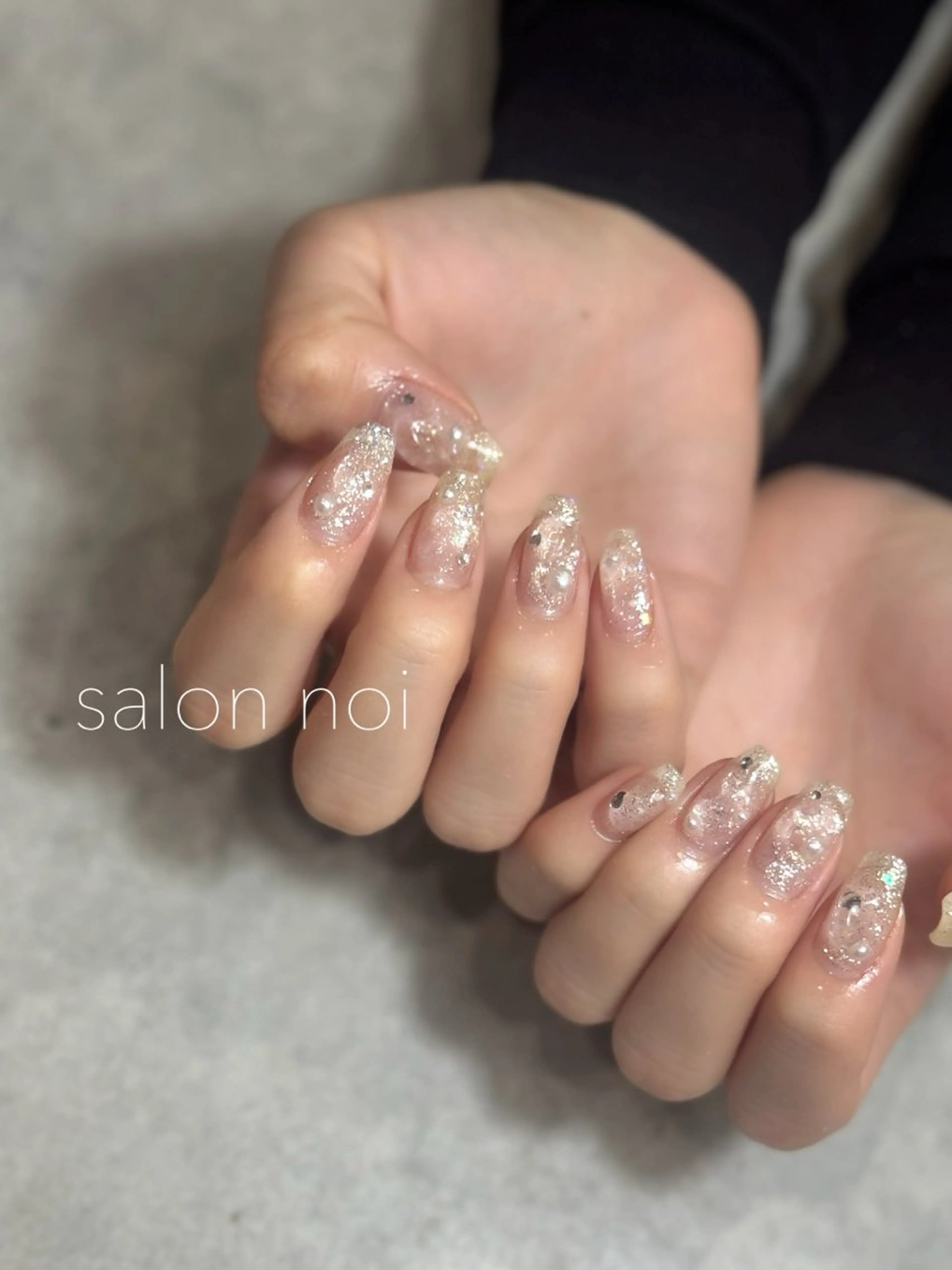 ネイル クリアネイル ハンドネイル salon noi所属・salon noiのネイルデザイン