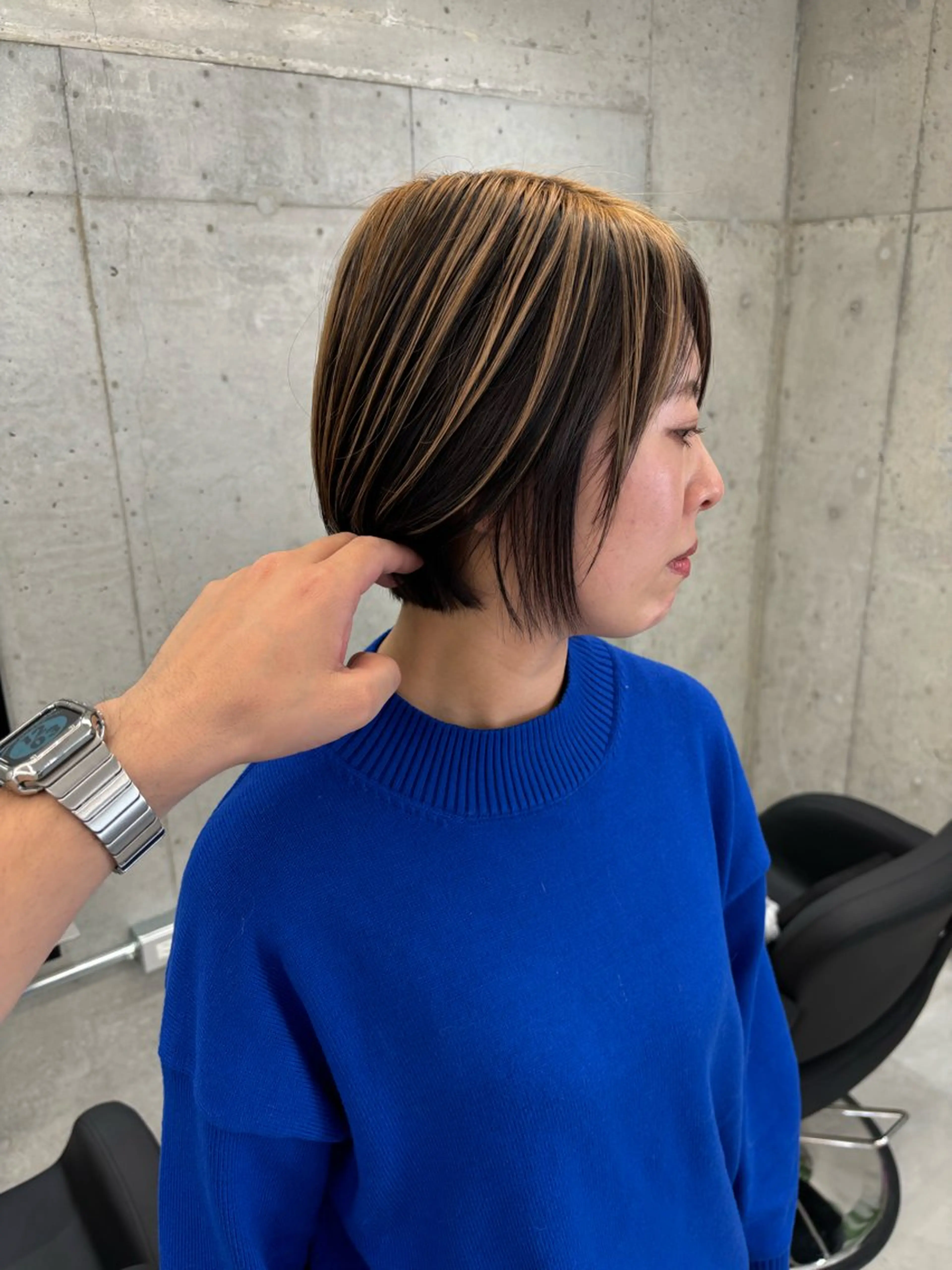 ショート 韓国レイヤー🇰🇷 ReLien西大寺店のヘアスタイル