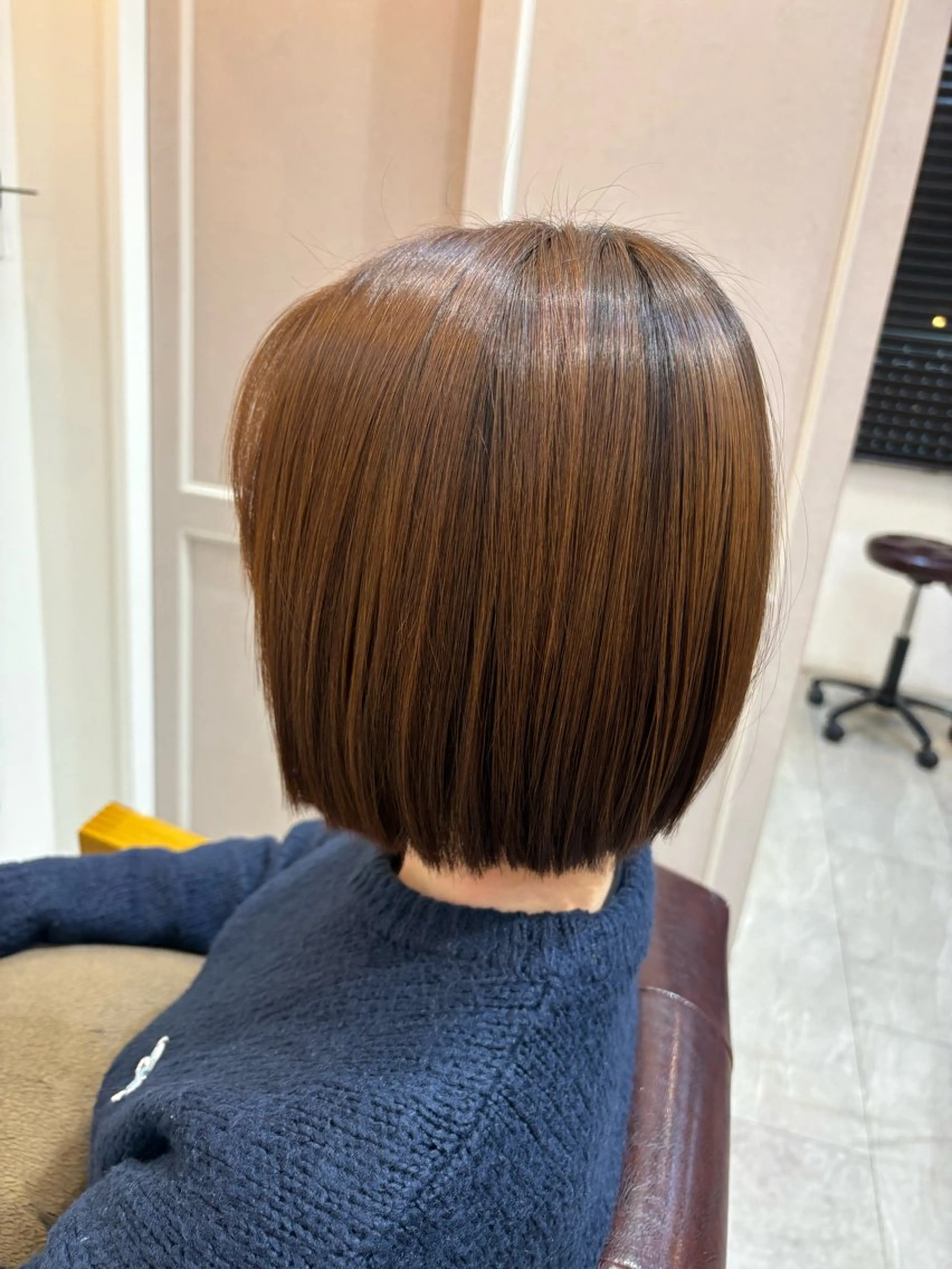 ショート カット 縮毛矯正 南雲 由麻のヘアスタイル