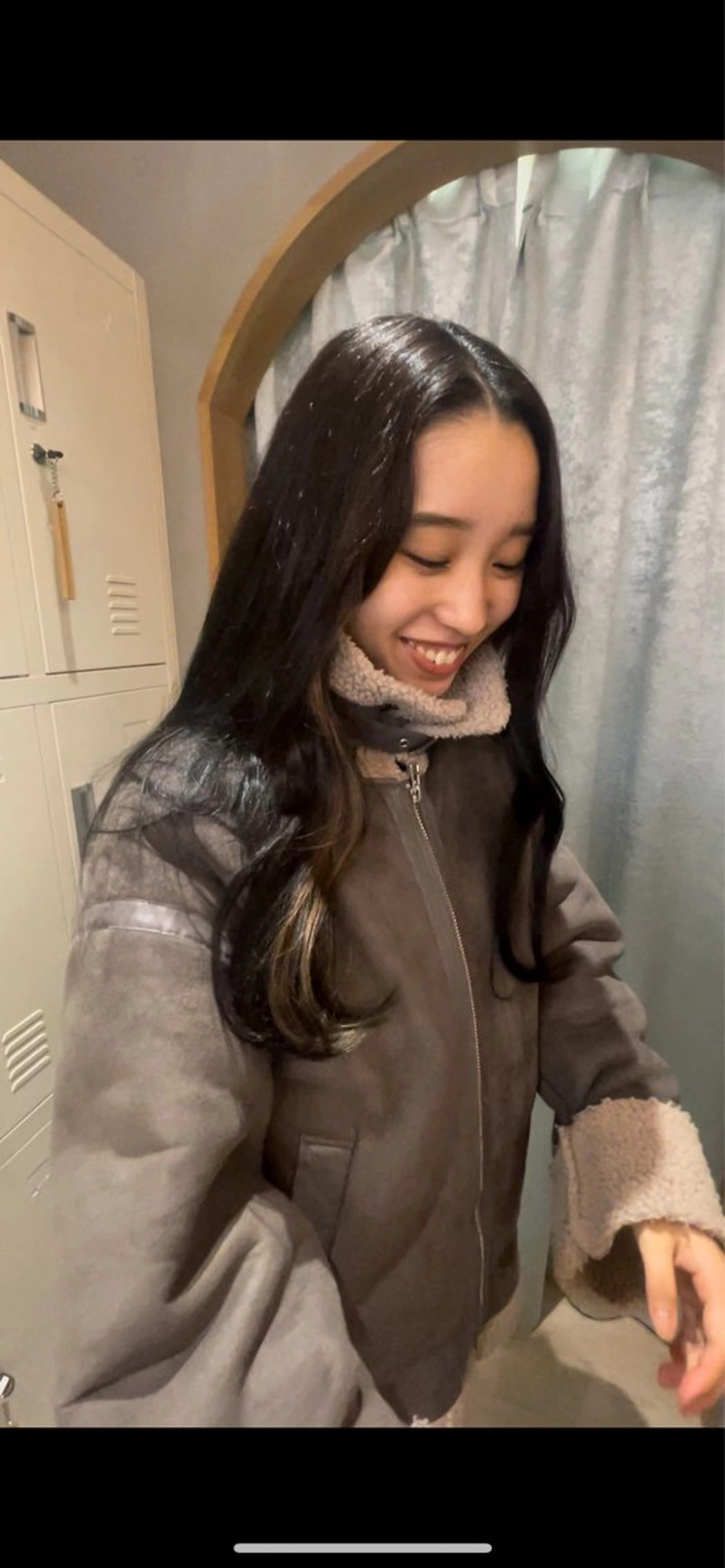 ロング ヘアカラー トリートメント オリーブベージュ/シ ョートボブたまき🧡のヘアスタイル